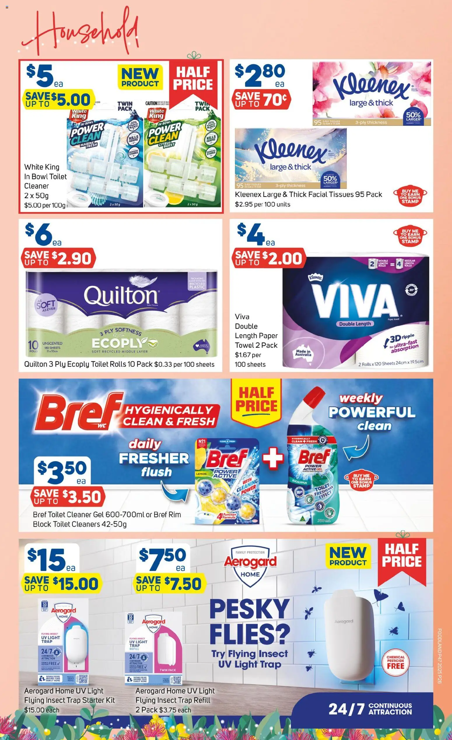 Foodland catalogue - valid from 19.11.2025 | Page: 26 | Products: Toilet, Household, Cleaner, Lemon