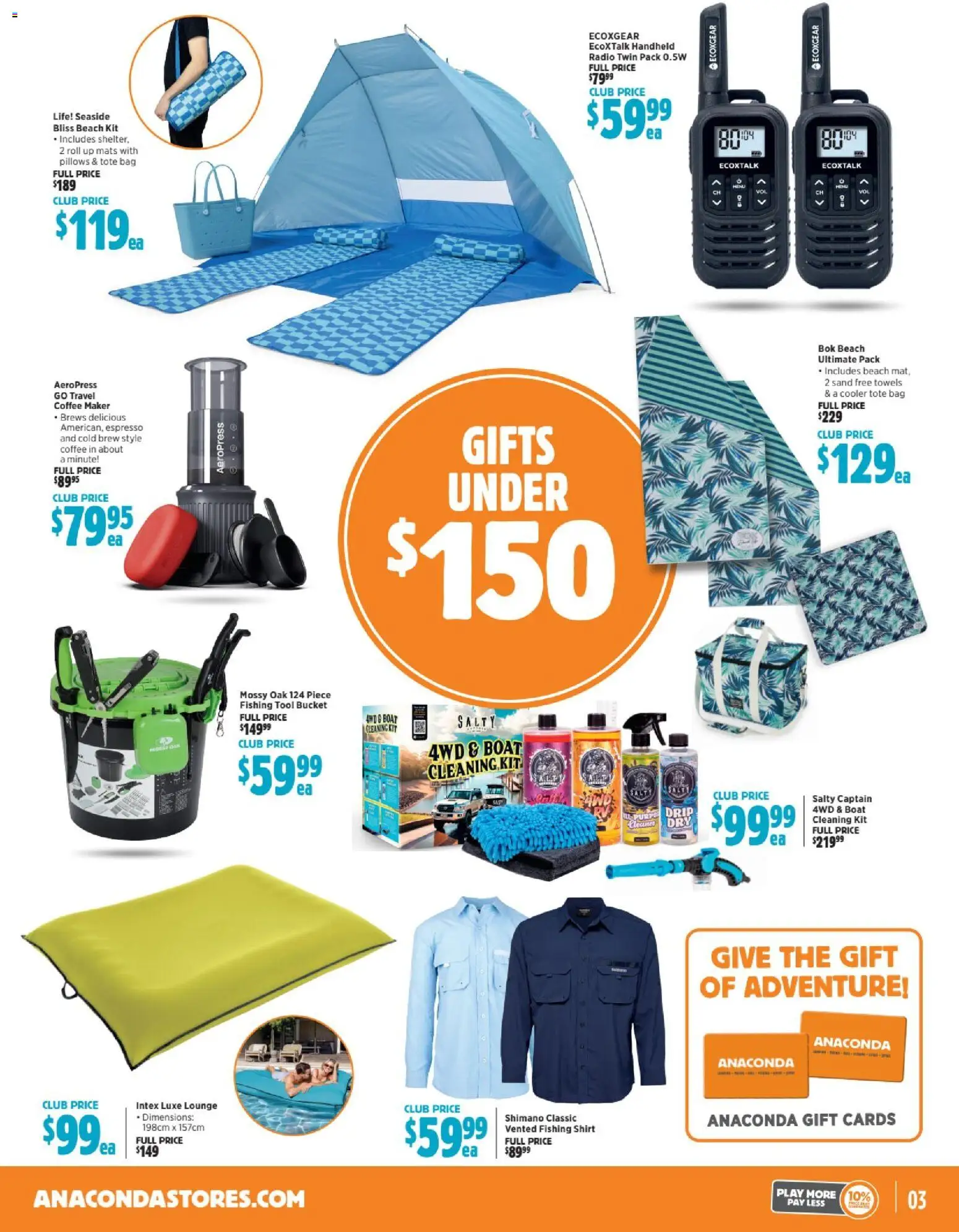 Anaconda catalogue - valid from 03.12.2025 | Page: 3 | Products: Coffee, Towels, Shirt, Bag