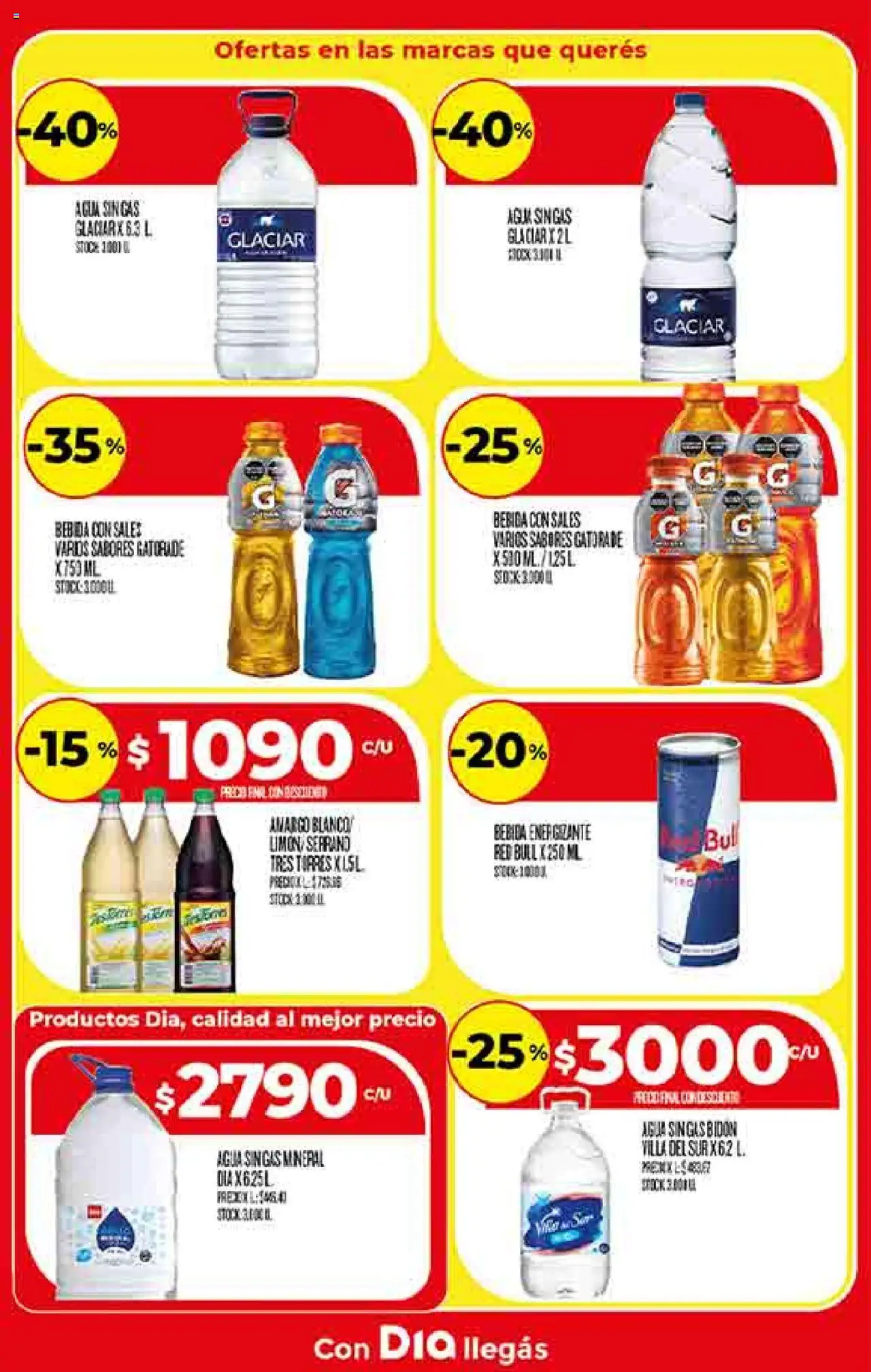 Supermercado DIA Ofertas - Salta y Jujuy │ válido desde el 20.08.2025 | Página: 14 | Productos: Bidón, Agua, Sales