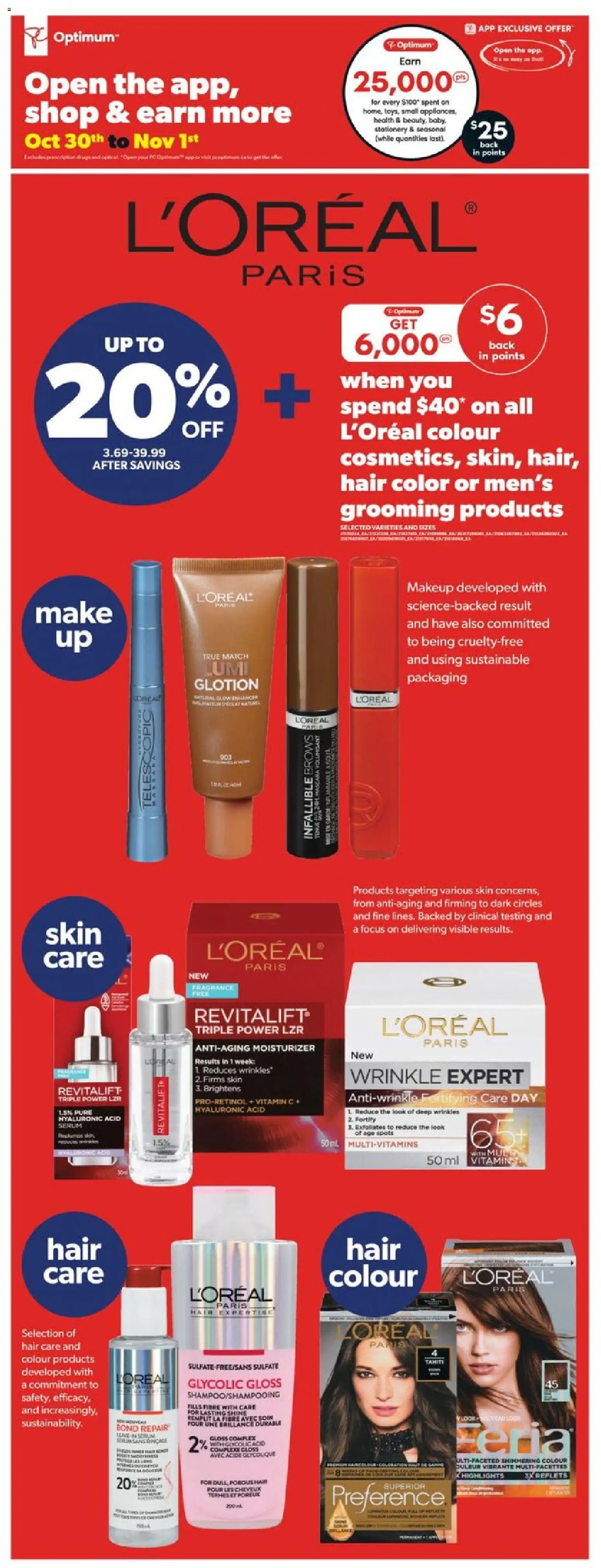 Real Canadian Superstore flyer valid from 30.10.2025 | Page: 31 | Products: Fragrance, Hair color
