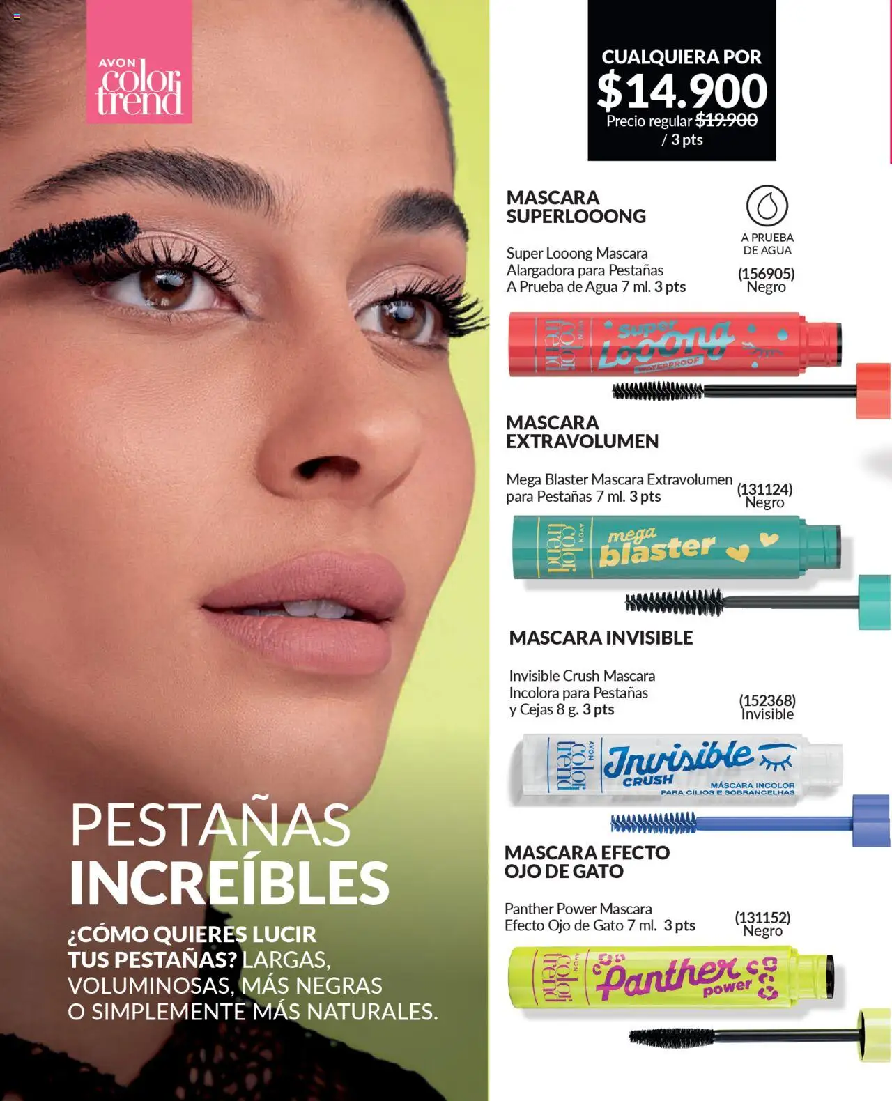 Avon revista - valida desde el 12.09.2025 | Página: 45 | Productos: Agua, Máscara