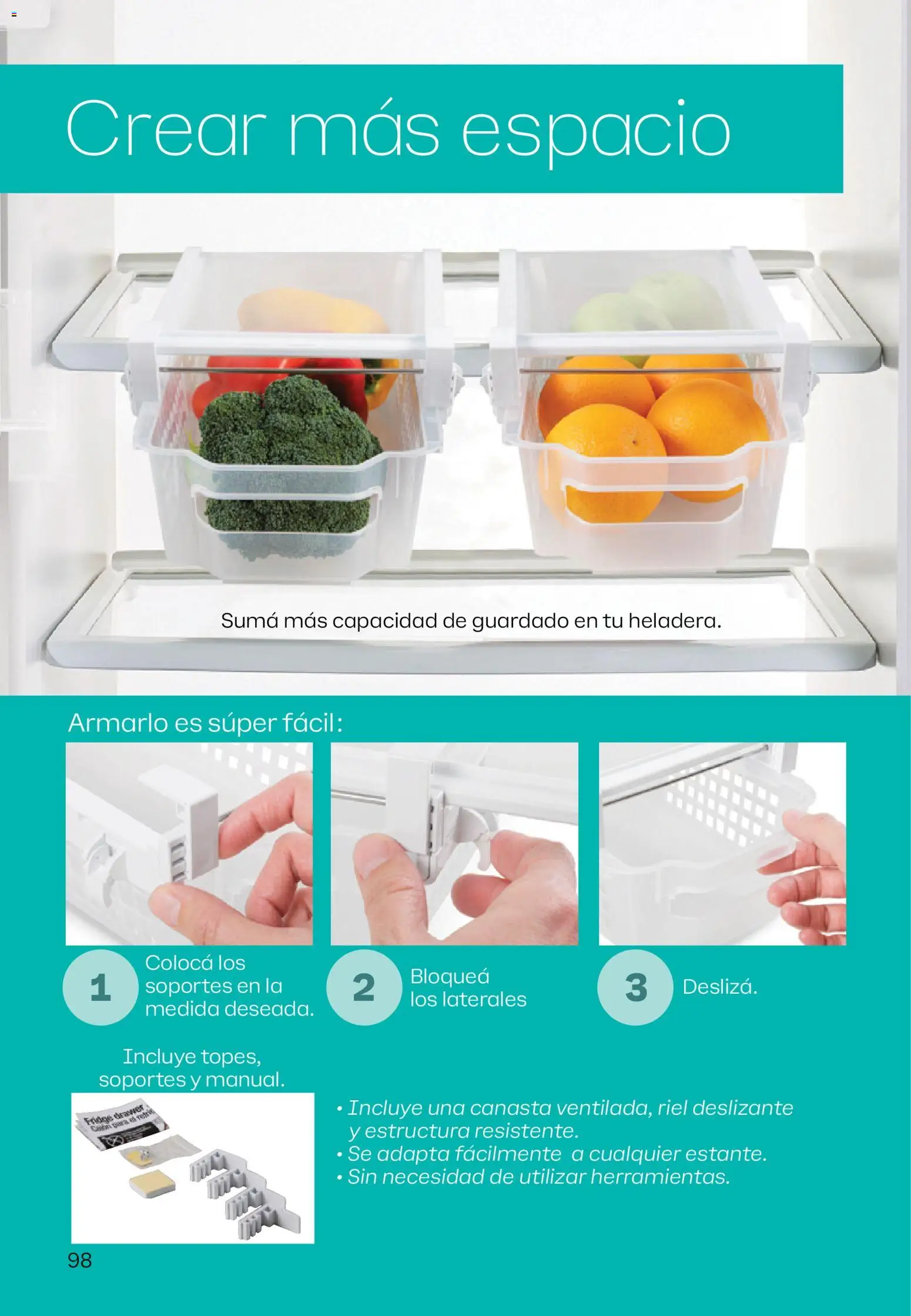 Tupperware Black Friday │ válido desde el 30.10.2025 | Página: 99 | Productos: Riel, Canasta