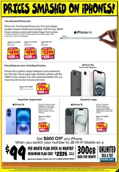 Preview of JB Hi-Fi  Catalogue  - valid from 02.01.2026 | Page: 3 | Products: Battery, Camera, Iphone, Screen