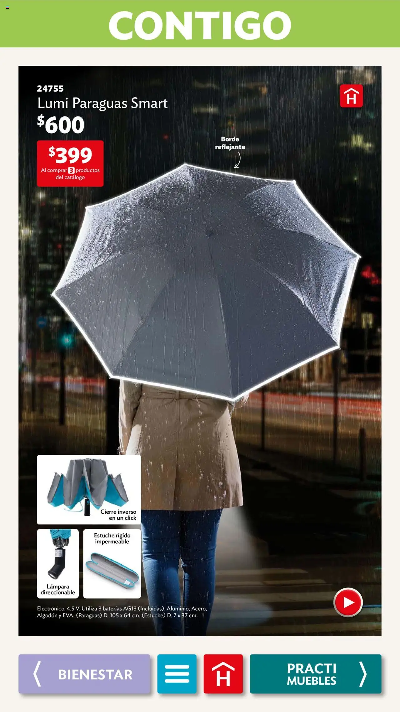 Nuevas ofertas de Betterware válidas en toda la República Mexicana desde el 01.09.2025. ¡Encuentra las mejores ofertas en Betterware - Campaña 9 2025! | Página: 105 | Productos: Estuche, Algodón, Lámpara