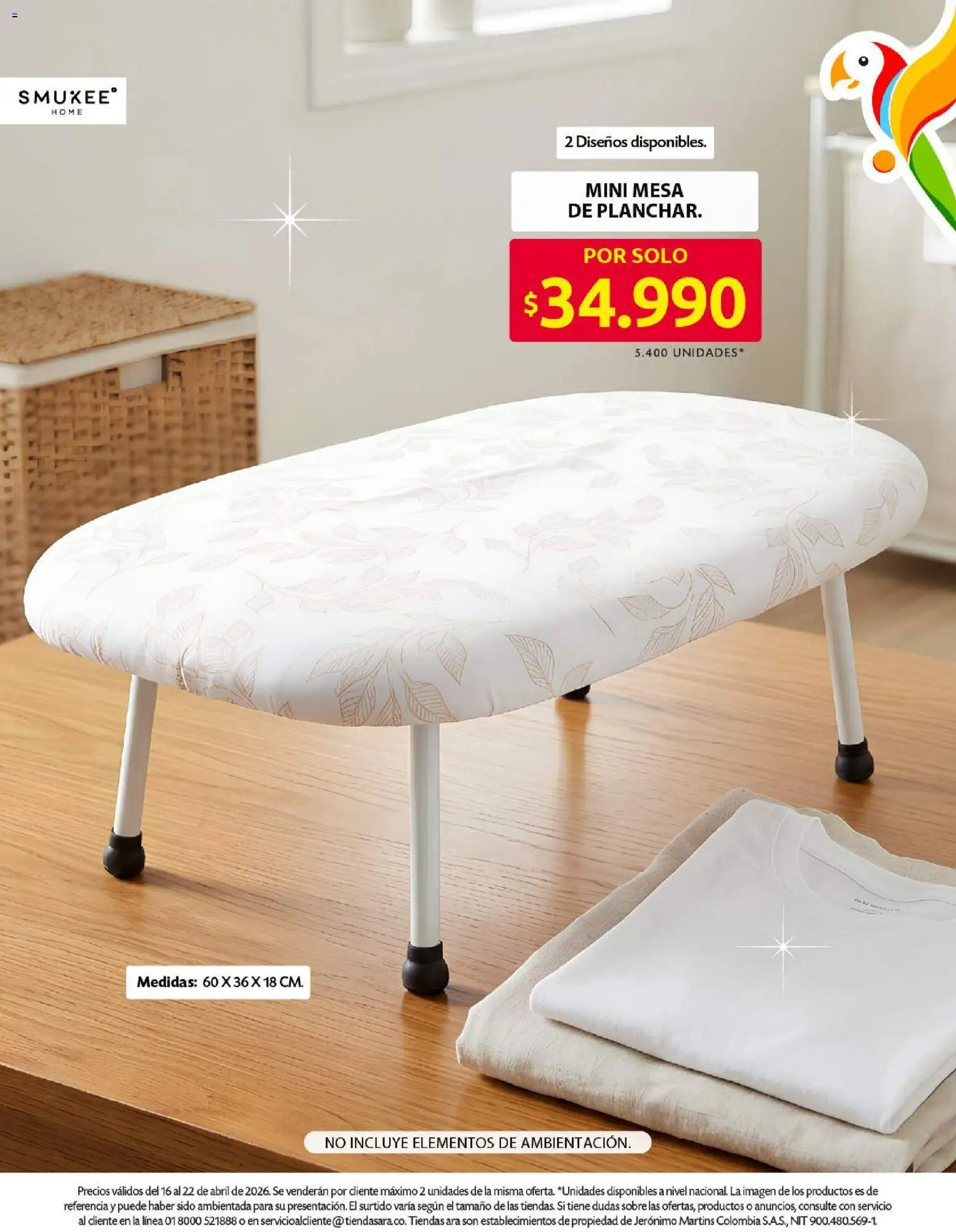 Ara revista - valida desde el 16.04.2026 | Página: 9 | Productos: Sobre, Mesa