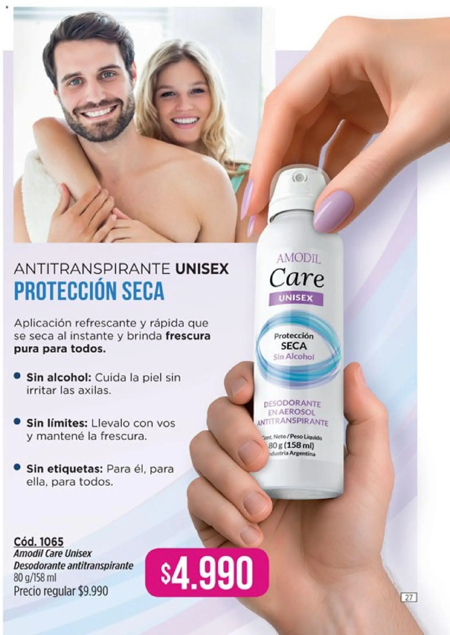 Catálogo Amodil Campaña 2 │ válido desde el 01.02.2026 | Página: 27 | Productos: Peso, Desodorante, Antitranspirante