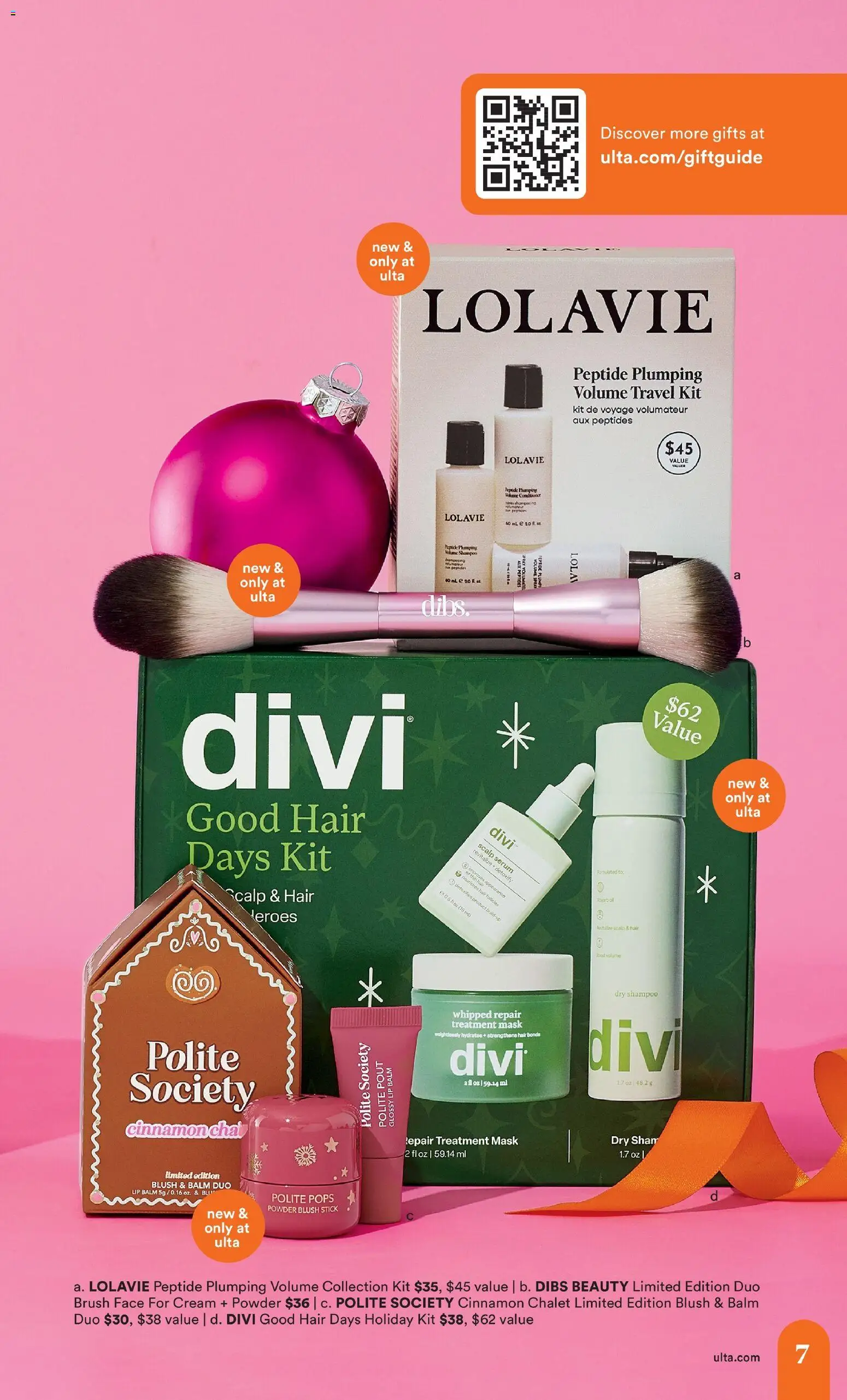 Ulta Beauty Holiday Gift Guide - valid from 15.12.2025 | Page: 7 | Products: Powder, Brush, Shampoo, Mask