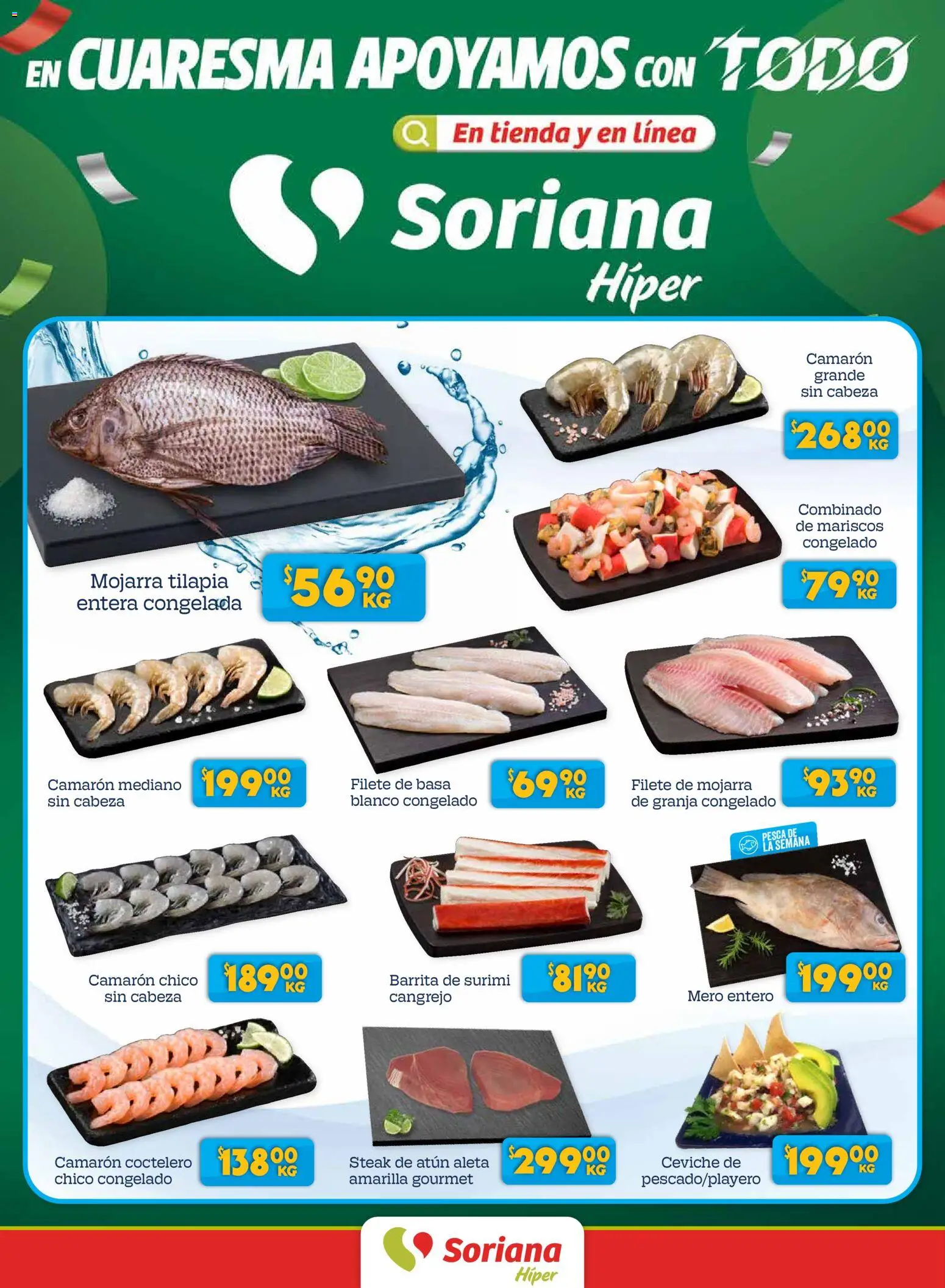 Nuevas ofertas de Soriana válidas en toda la República Mexicana desde el 27.03.2026. ¡Encuentra las mejores ofertas en Soriana Fin de Semana Híper: Juárez! | Página: 1 | Productos: Atún