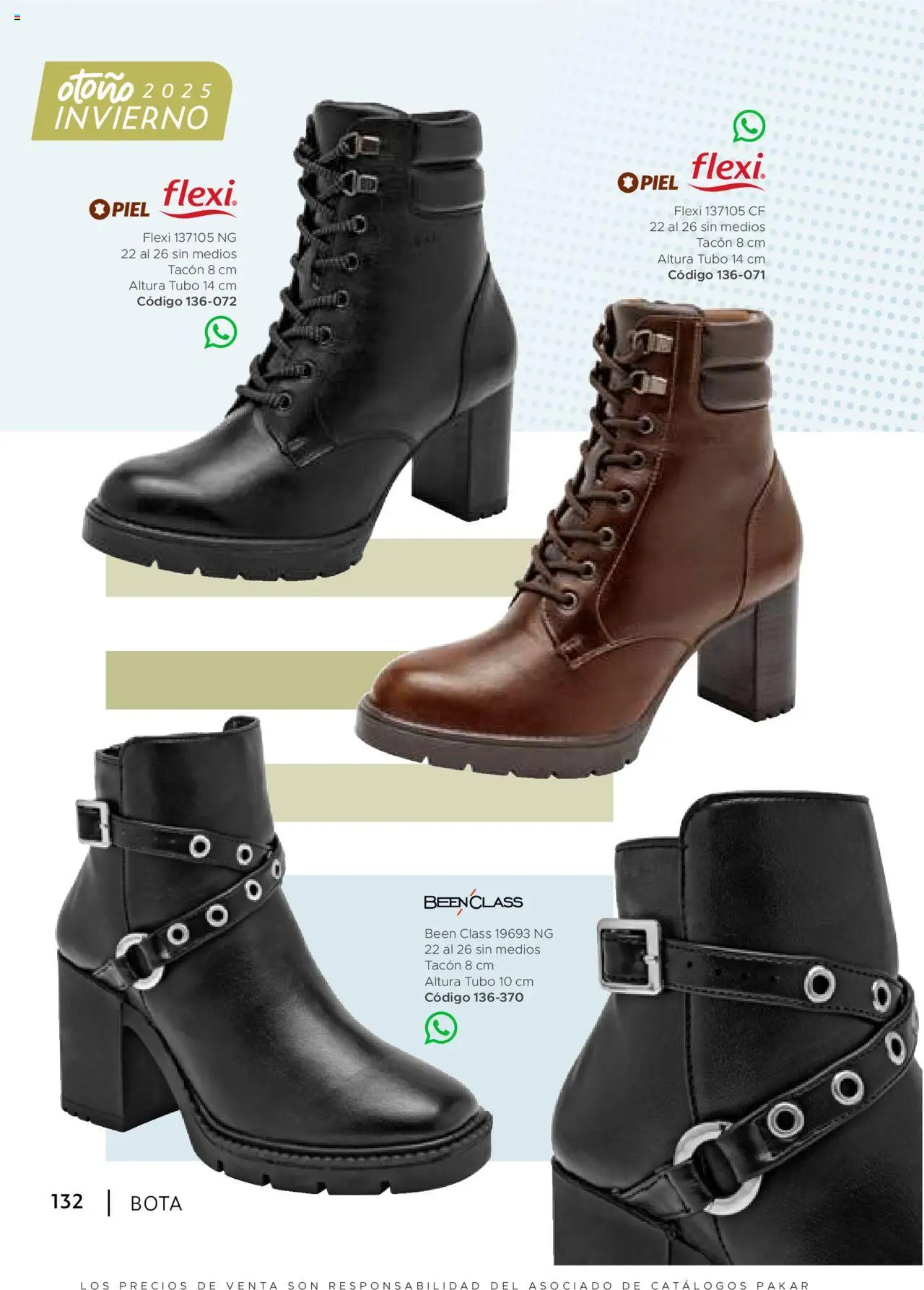 Nuevas ofertas de SC Pakar válidas en toda la República Mexicana desde el 24.07.2025. ¡Encuentra las mejores ofertas en SC Pakar - Catálogo Bota! | Página: 132