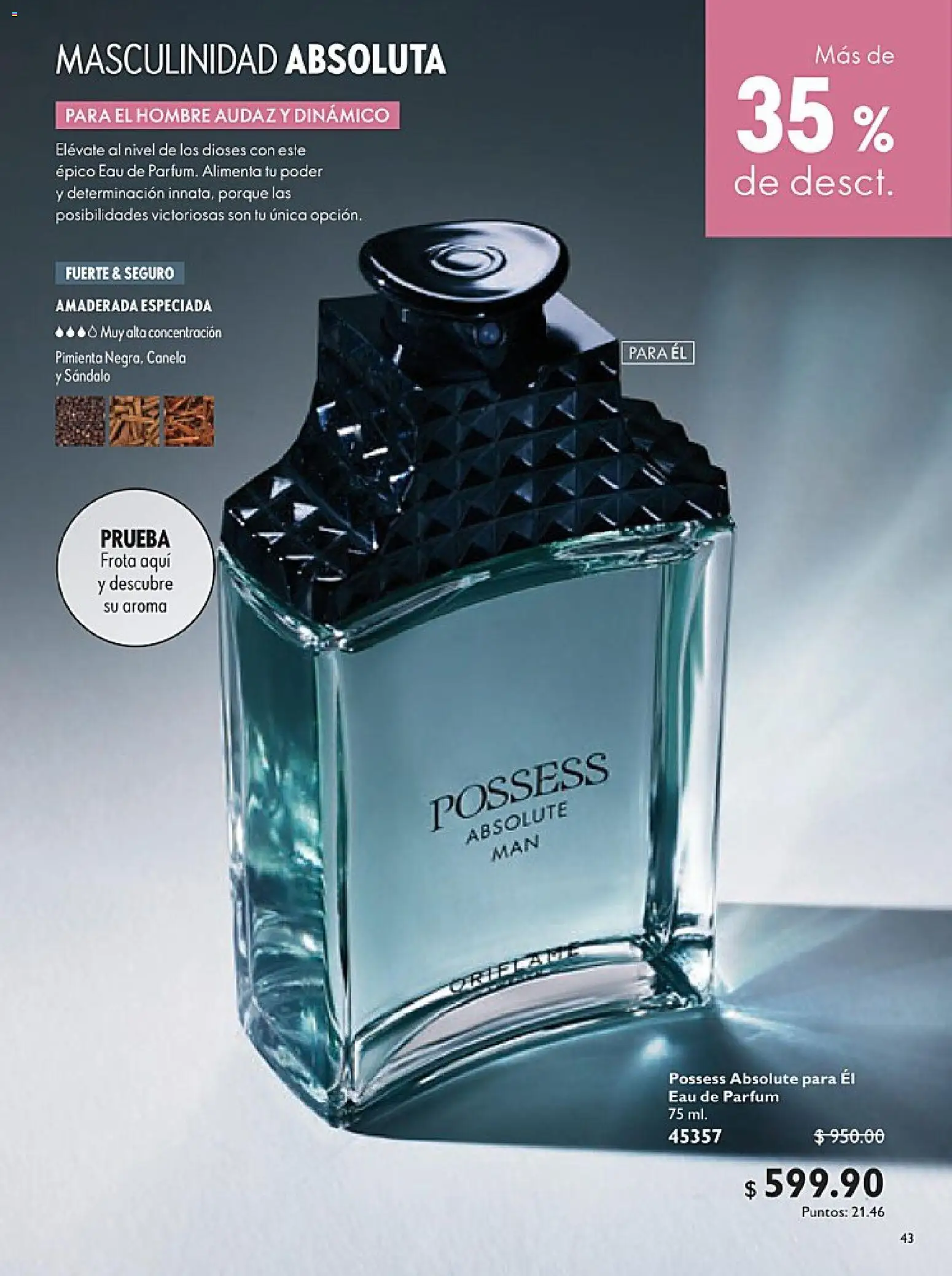 Nuevas ofertas de Oriflame válidas en toda la República Mexicana desde el 24.01.2026. ¡Encuentra las mejores ofertas en Oriflame campaña 2 2026! | Página: 43 | Productos: Pimienta