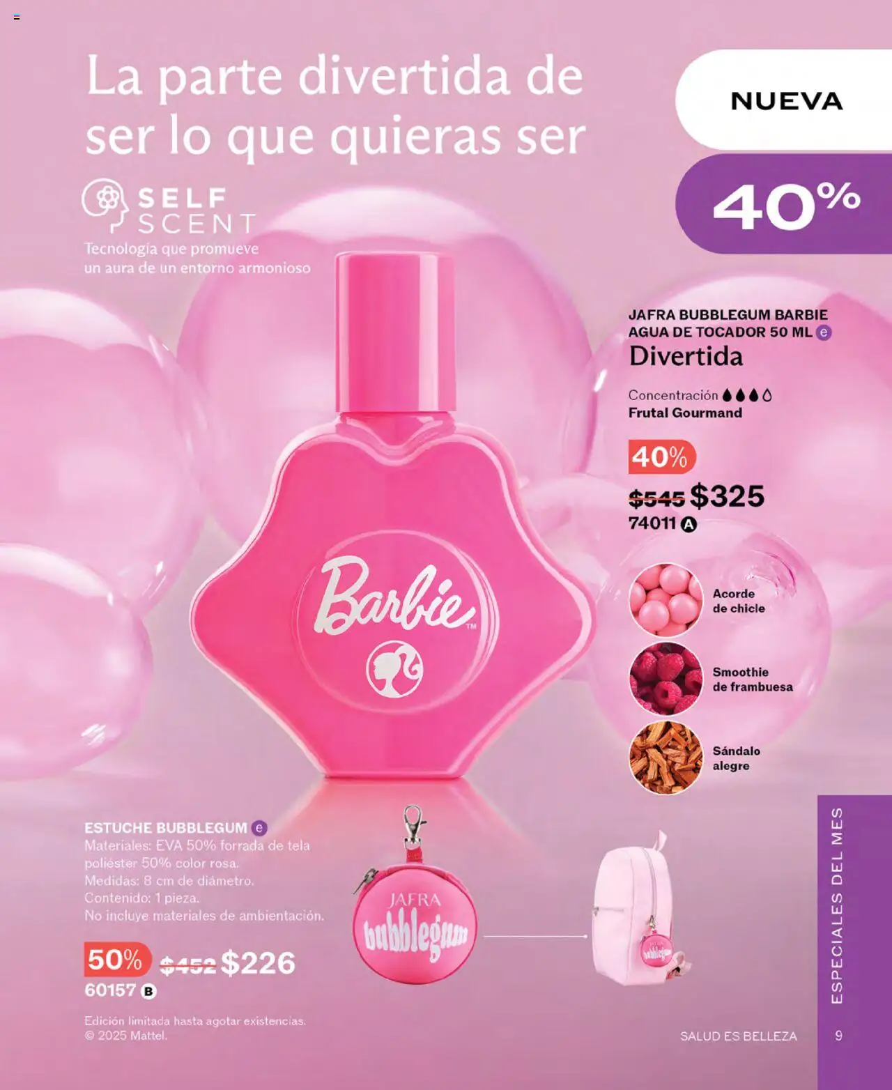 Nuevas ofertas de JAFRA válidas en toda la República Mexicana desde el 01.07.2025. ¡Encuentra las mejores ofertas en JAFRA catálogo! | Página: 9