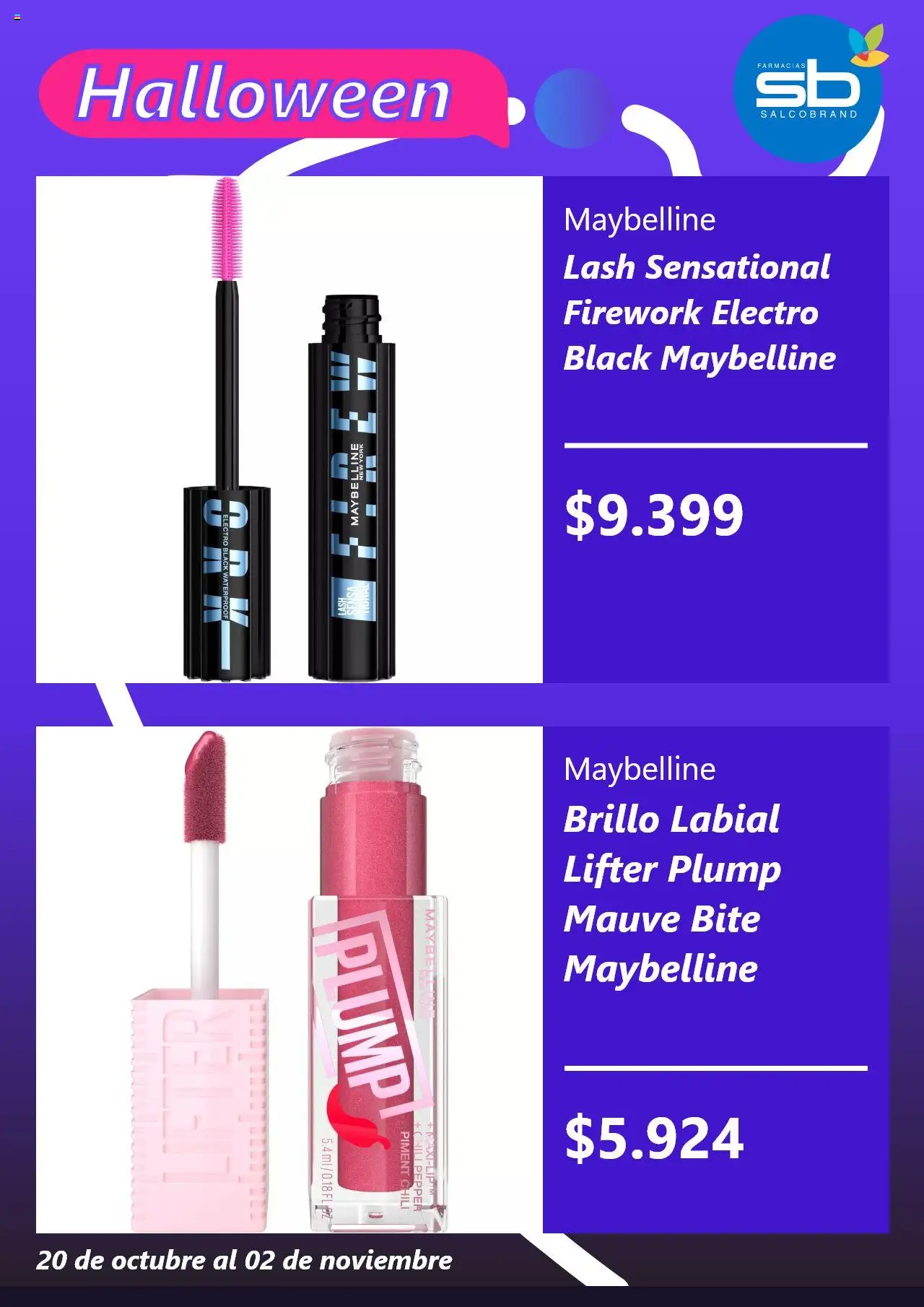 Salcobrand ofertas  │ válido desde el 21.10.2025 | Página: 3 | Productos: Brillo, Labial