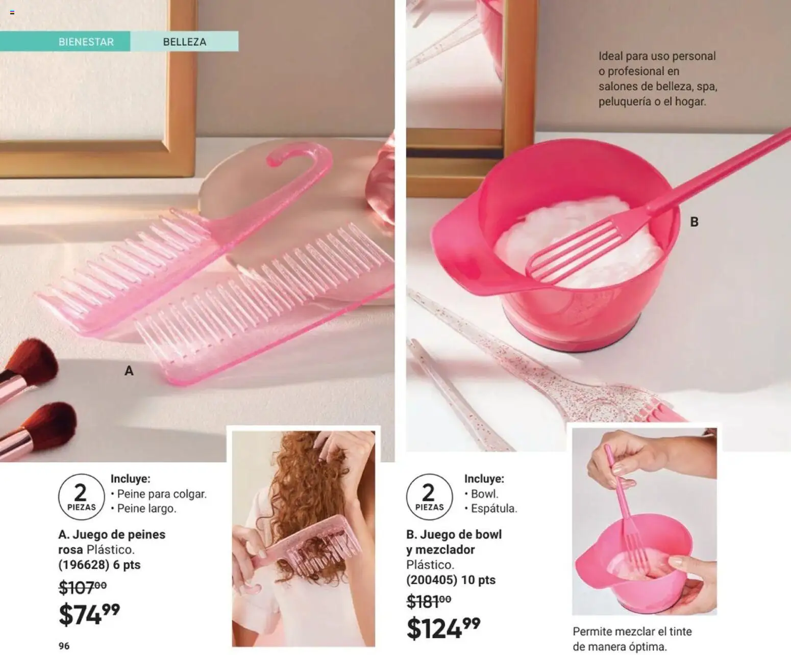 Nuevas ofertas de AVON válidas en toda la República Mexicana desde el 20.12.2025. ¡Encuentra las mejores ofertas en AVON Casa & Estilo 1 2026! | Página: 98 | Productos: Juego, Mezclador, Bowl, Peine