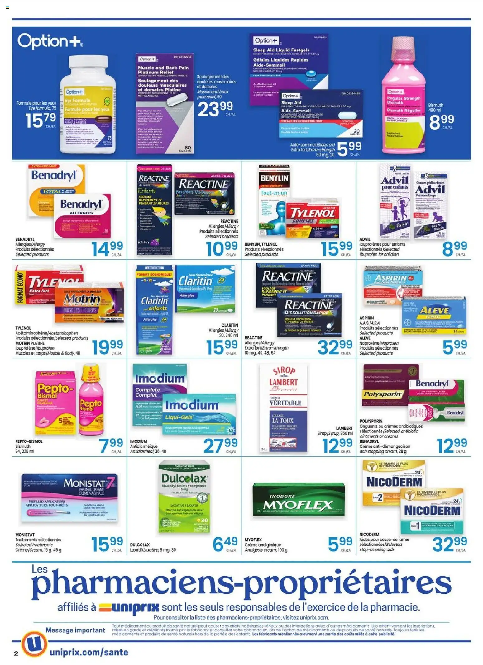 Uniprix flyer valid from 16.04.2026 | Page: 2