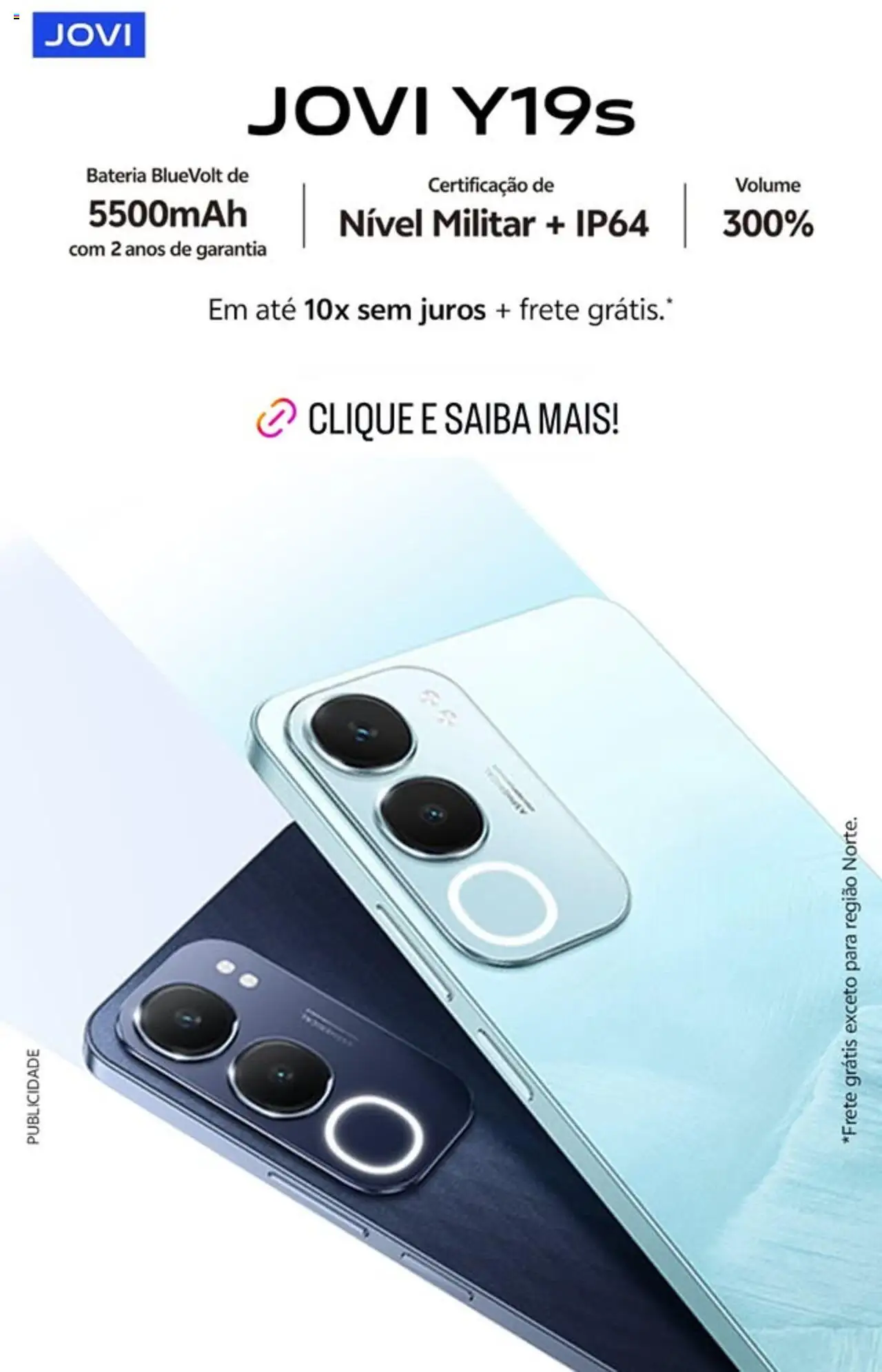 Casas Bahia Folheto - válido de 15.08.2025 | Página: 8 | Produtos: Bateria