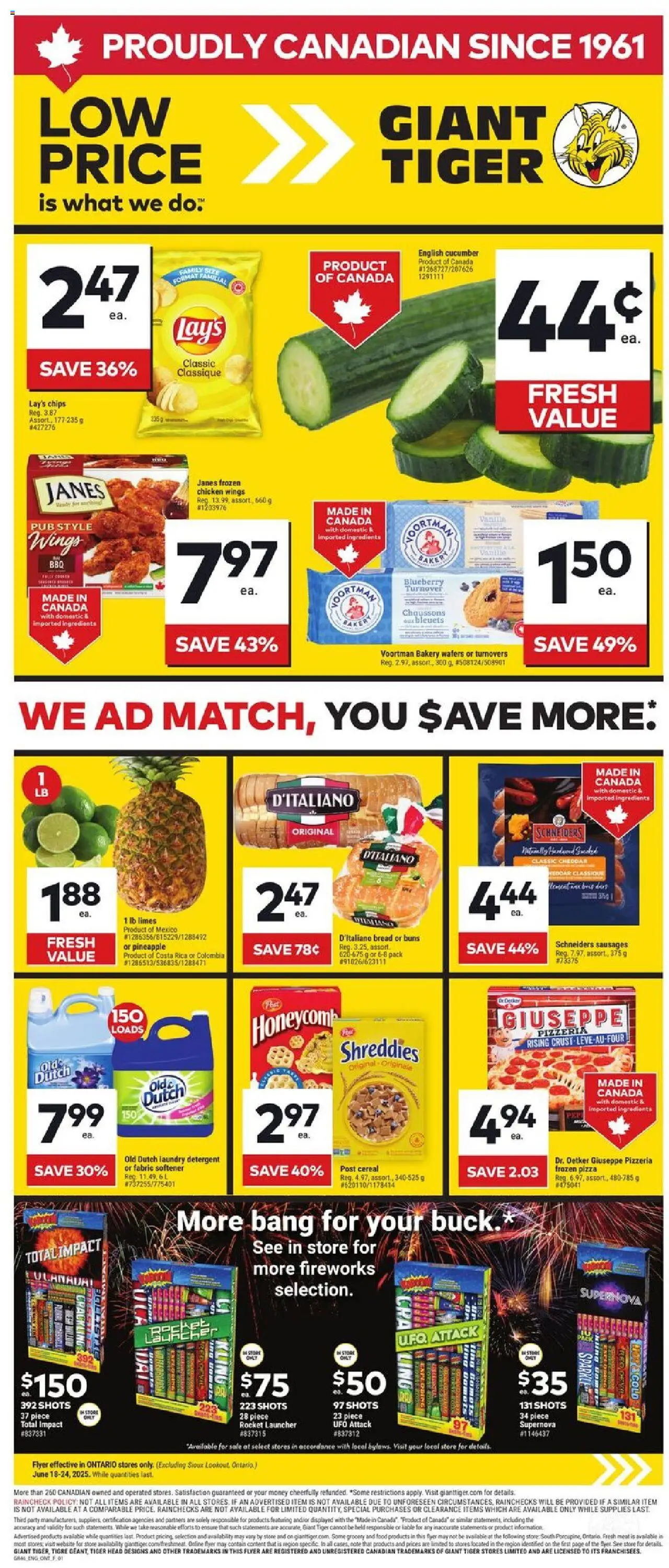 Giant Tiger flyer valid from 18.06.2025 | Page: 1