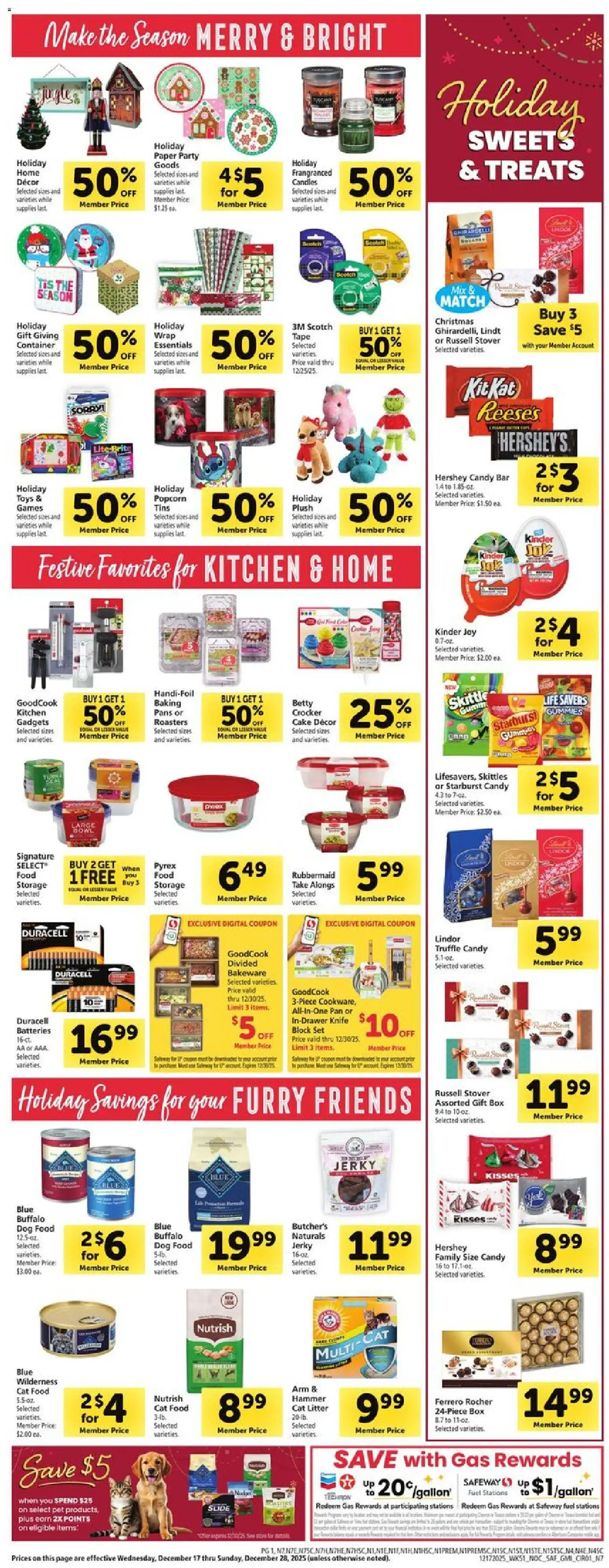 Safeway Weekly Ad - valid from 17.12.2025 | Page: 12 | Products: Box, Cat Food, Cat Litter, Hammer