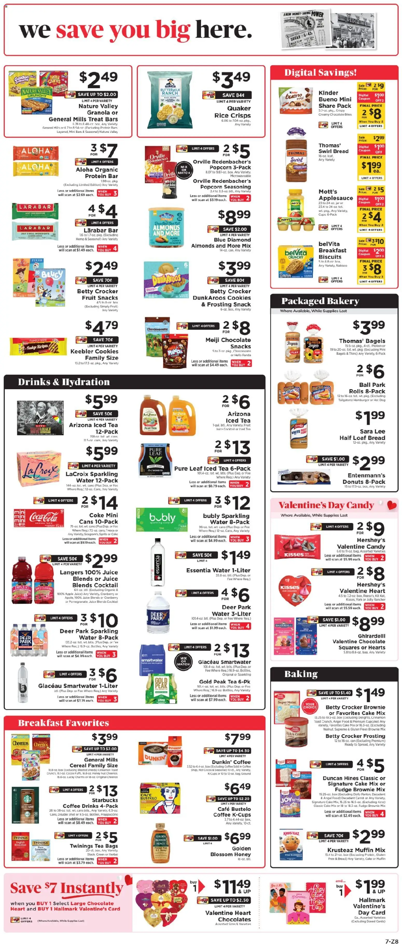 ShopRite Weekly Ad - valid from 30.01.2026 | Page: 8 | Products: Chocolate, Carrot, Sugar, Muffin