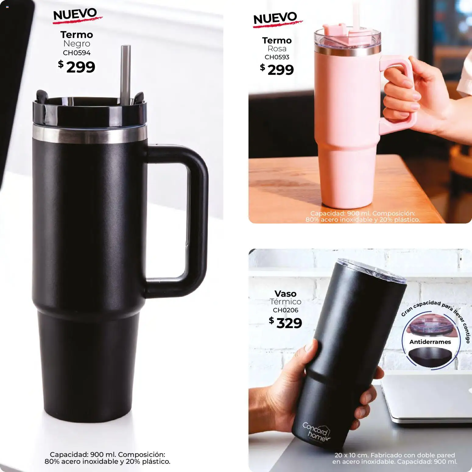 Nuevas ofertas de Colchas Concord válidas en toda la República Mexicana desde el 01.11.2025. ¡Encuentra las mejores ofertas en Colchas Concord catálogo Home! | Página: 19 | Productos: Termo