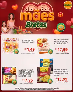 Bretas ofertas Terça e Quarta da Feira - Pré-Visualização do folheto da loja Bretas, válido de 24.04.2026