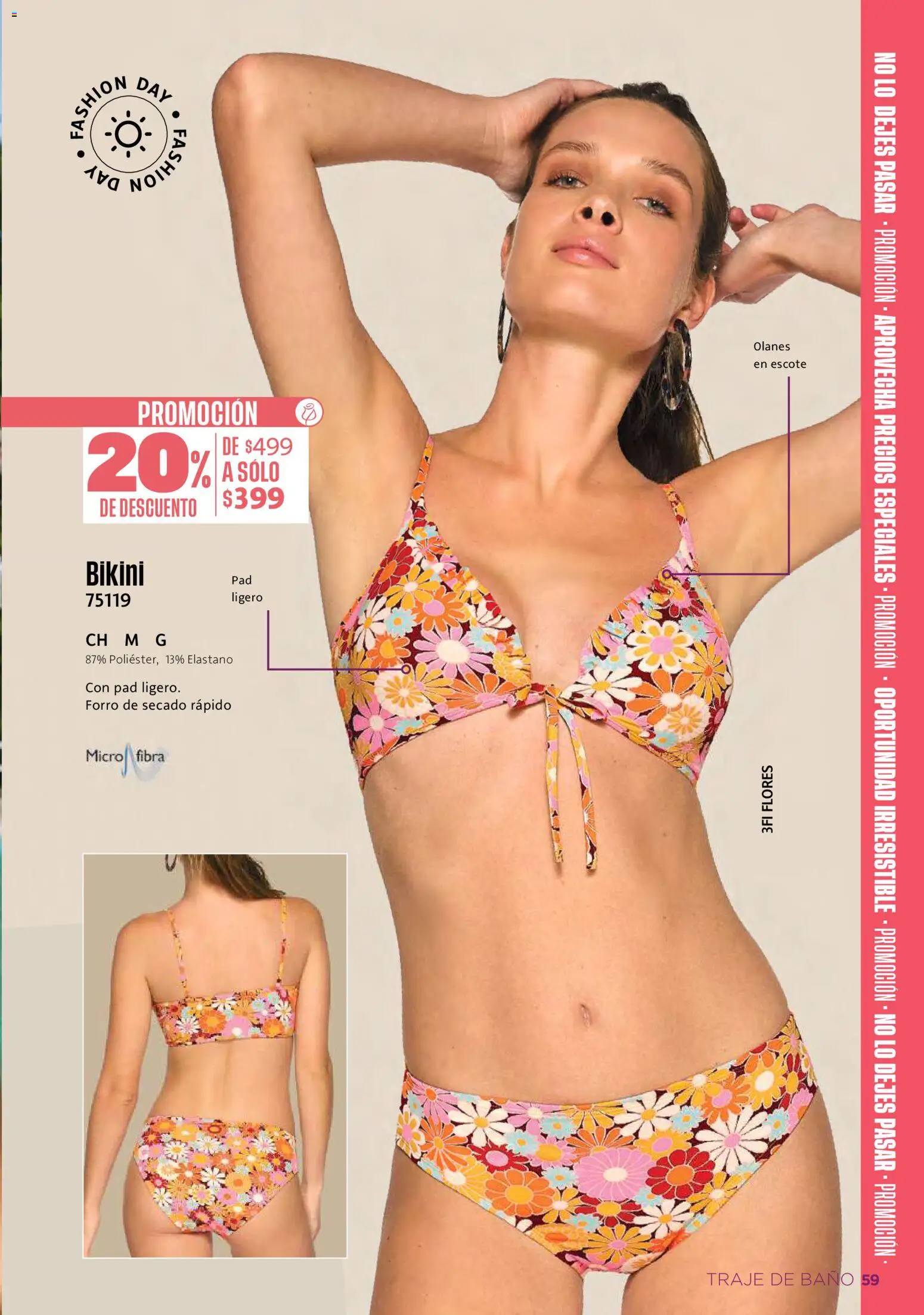 Nuevas ofertas de Ilusión válidas en toda la República Mexicana desde el 01.05.2026. ¡Encuentra las mejores ofertas en Ilusión catálogo Verano! | Página: 61 | Productos: Traje, Traje de baño, Bikini, Baño