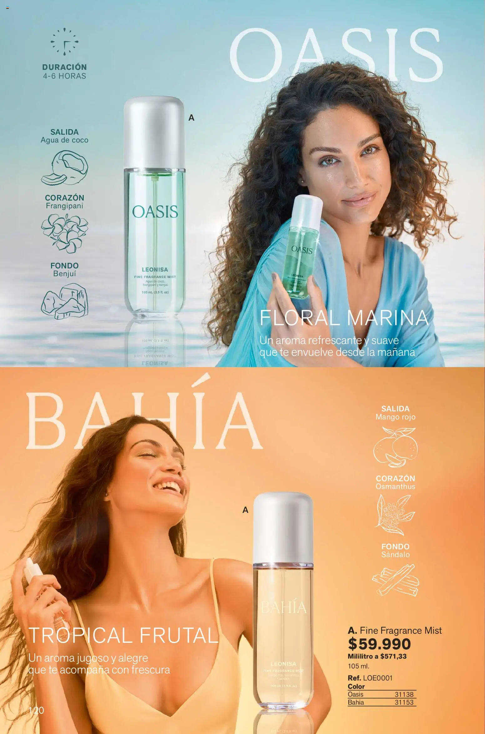 Leonisa revista - valida desde el 01.02.2026 | Página: 120 | Productos: Agua, Té, Mango, Coco