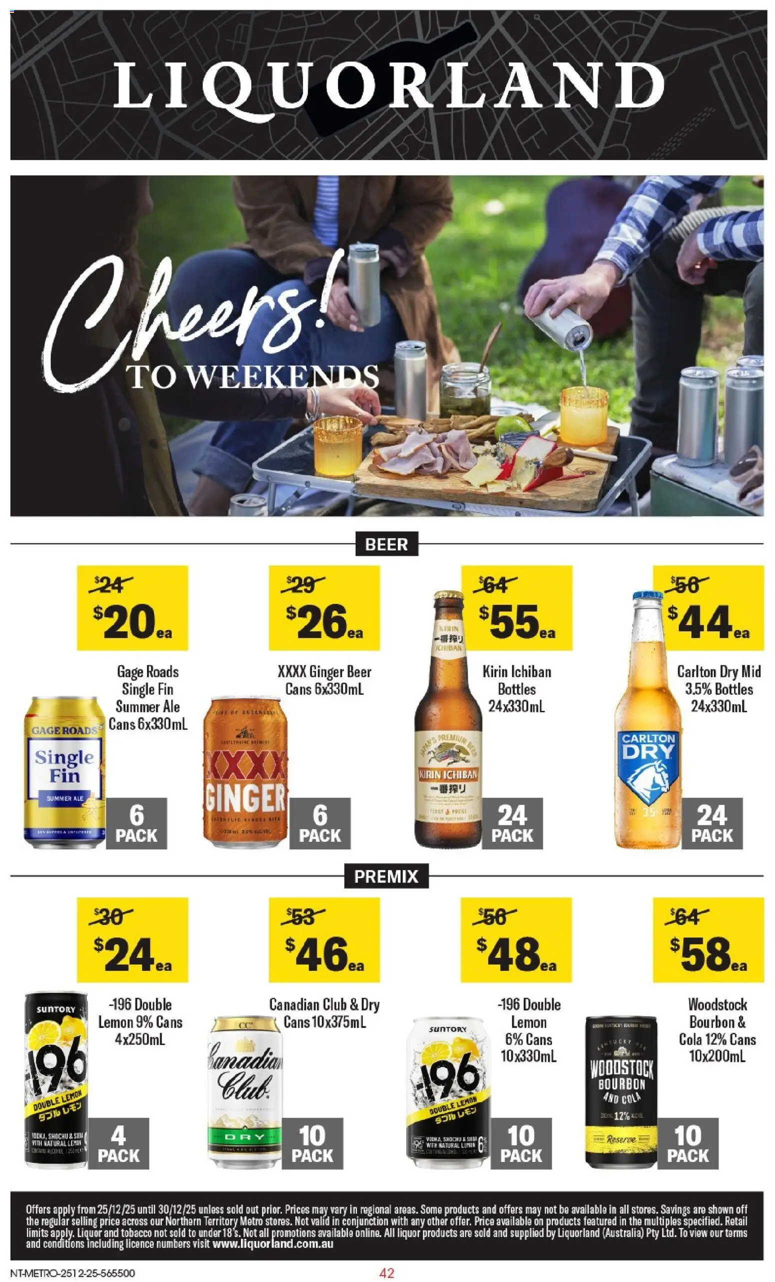 Coles catalogue - valid from 25.12.2025 | Page: 43 | Products: Beer, Bourbon, Lemon, Press