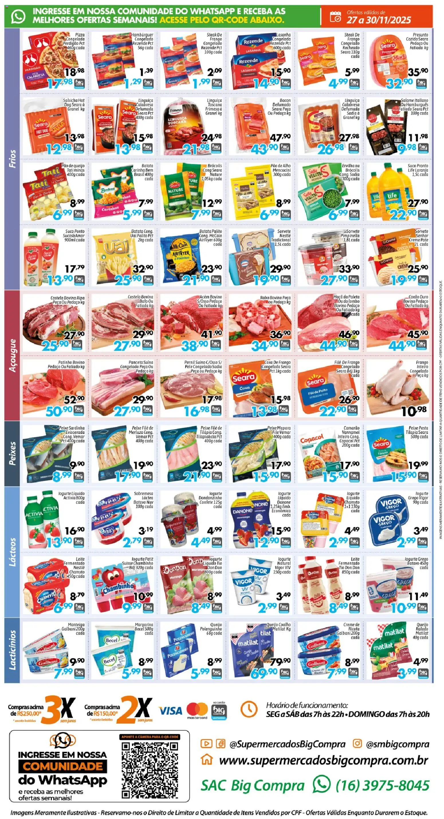 Big Compra Folheto - válido de 27.11.2025 | Página: 4 | Produtos: Salame, Queijo coalho, Sardinha, Câmera