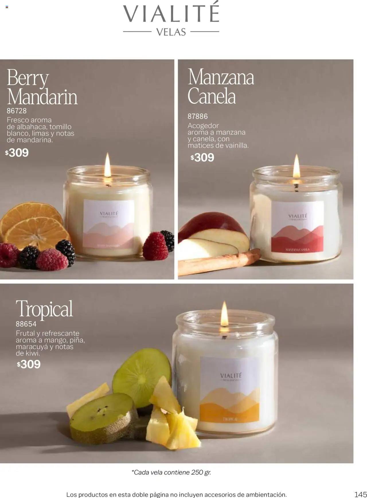 Nuevas ofertas de Vianney válidas en toda la República Mexicana desde el 15.08.2025. ¡Encuentra las mejores ofertas en Vianney - Catálogo Invierno! | Página: 147 | Productos: Manzana, Vela