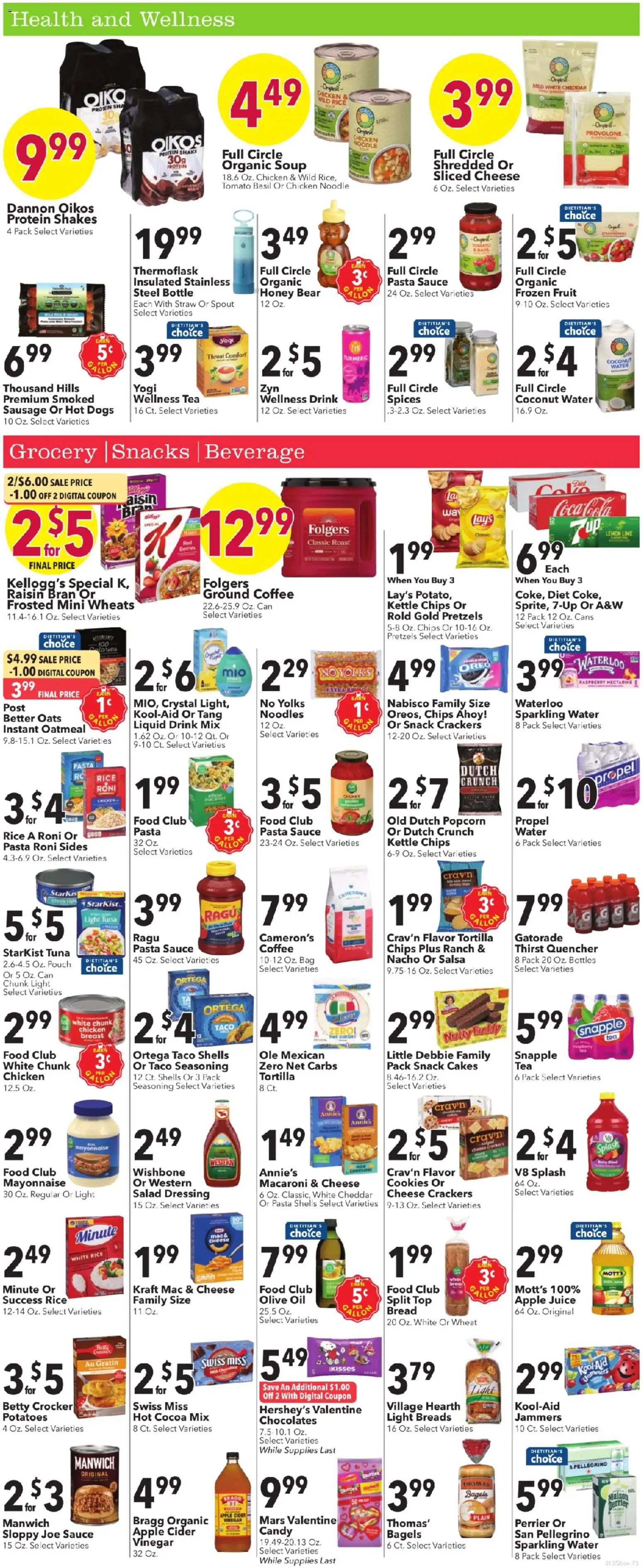 Cash Wise Weekly Ad - valid from 07.01.2026 | Page: 5 | Products: Berries, Bread, Salad, Spices