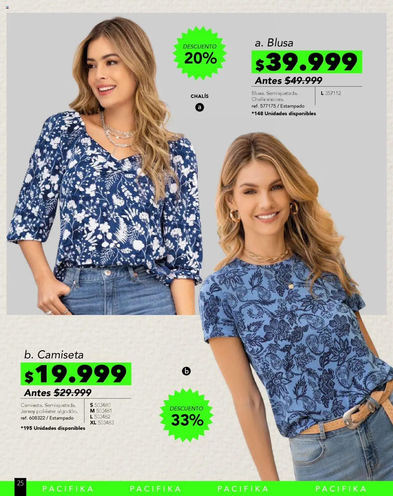 Pacifika revista - valida desde el 10.09.2025 | Página: 220 | Productos: Camiseta, Blusa