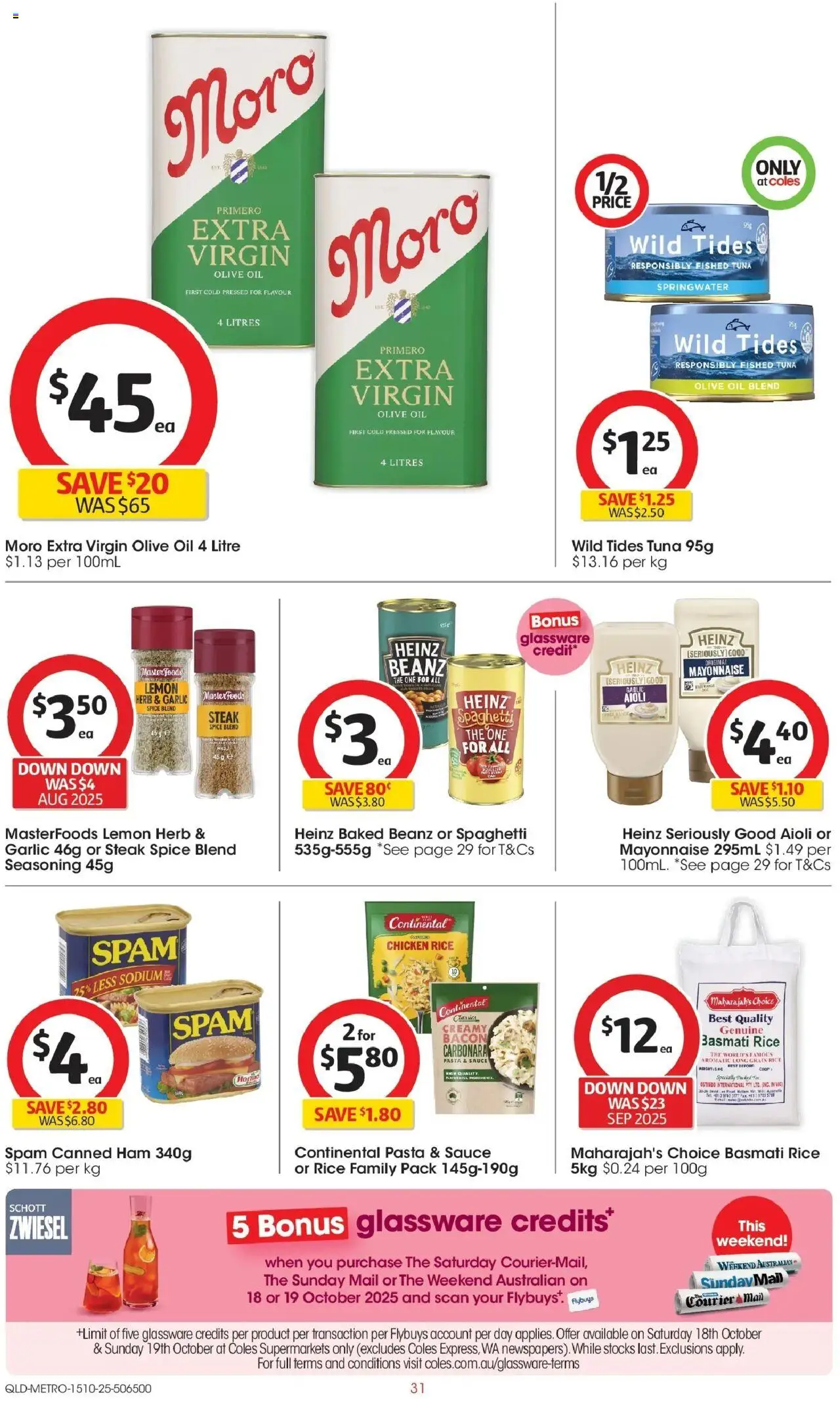 Coles catalogue - valid from 15.10.2025 | Page: 31 | Products: Herb, Glassware, Rice, Pasta