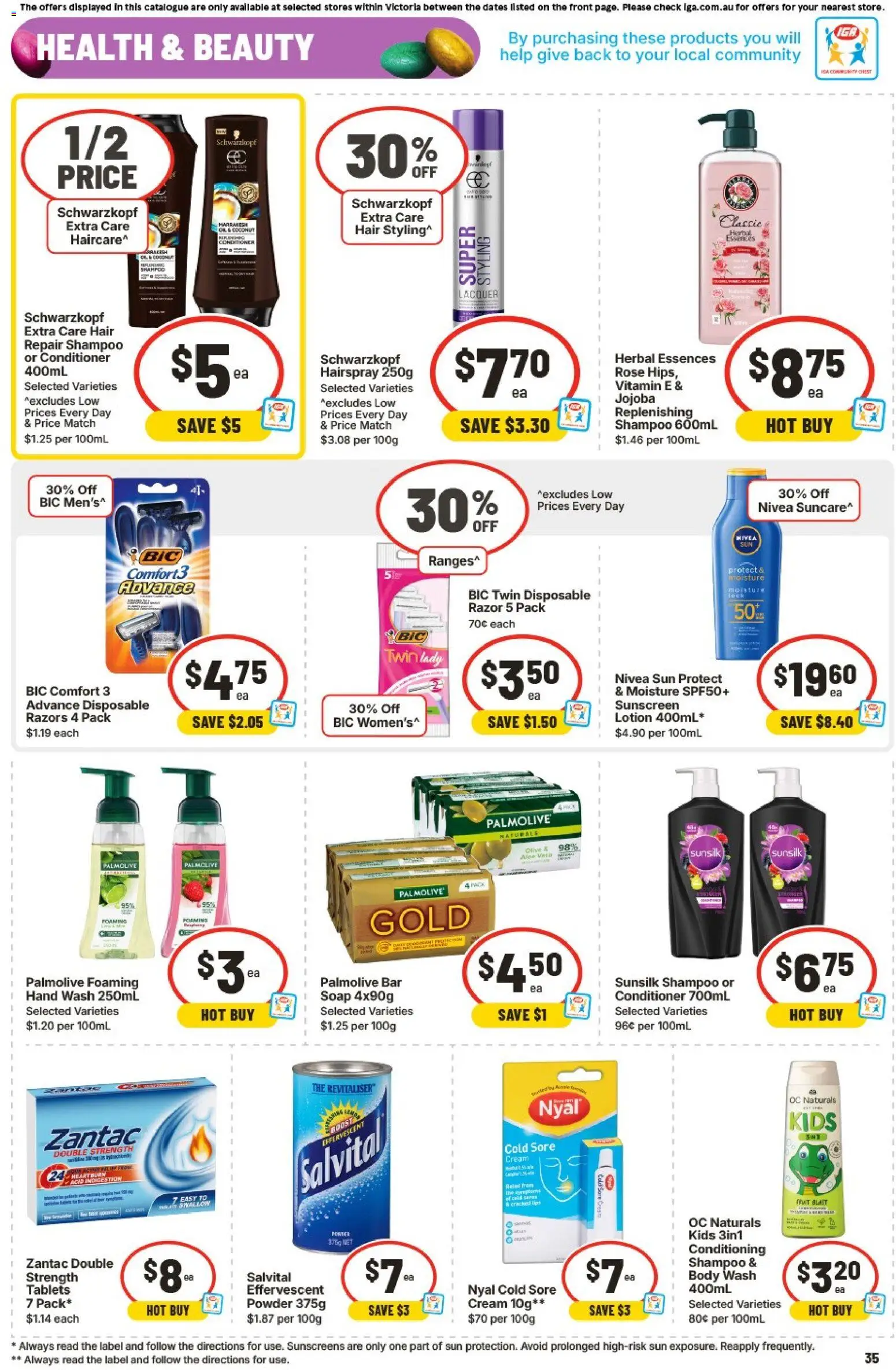 Ritchies catalogue - valid from 01.04.2026 | Page: 34 | Products: Shampoo, Sunscreen, Soap, Hand wash