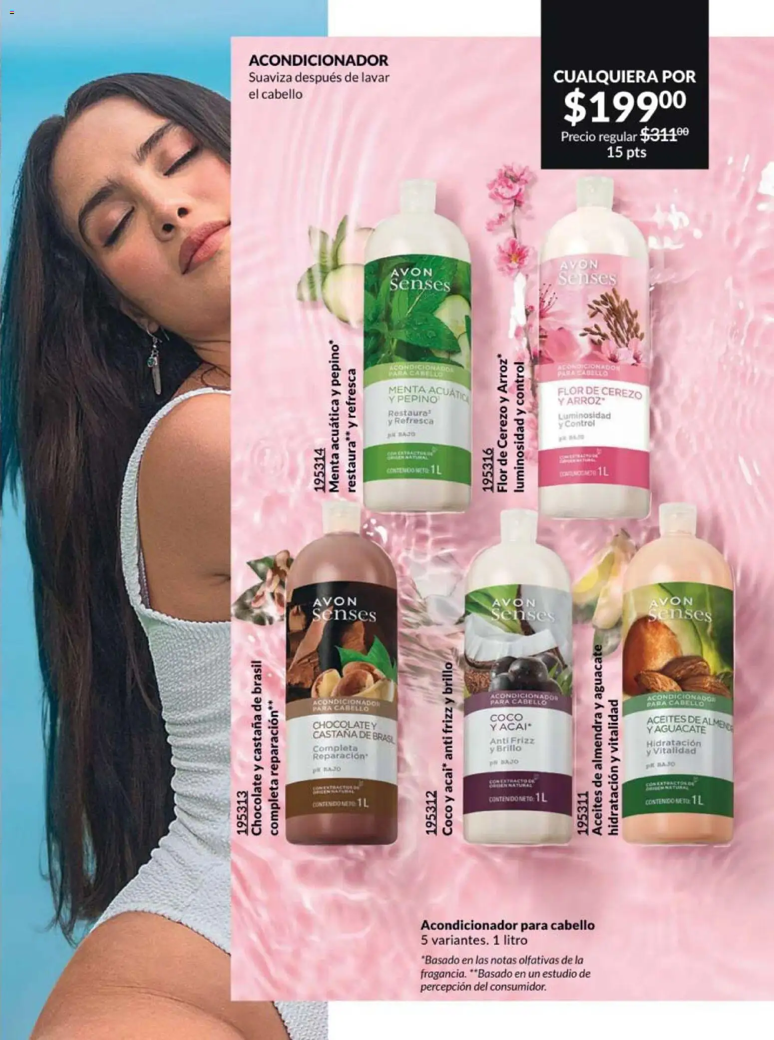 Nuevas ofertas de AVON válidas en toda la República Mexicana desde el 20.02.2026. ¡Encuentra las mejores ofertas en AVON campaña 4 2026! | Página: 181 | Productos: Brillo, Aguacate, Almendra, Acondicionador