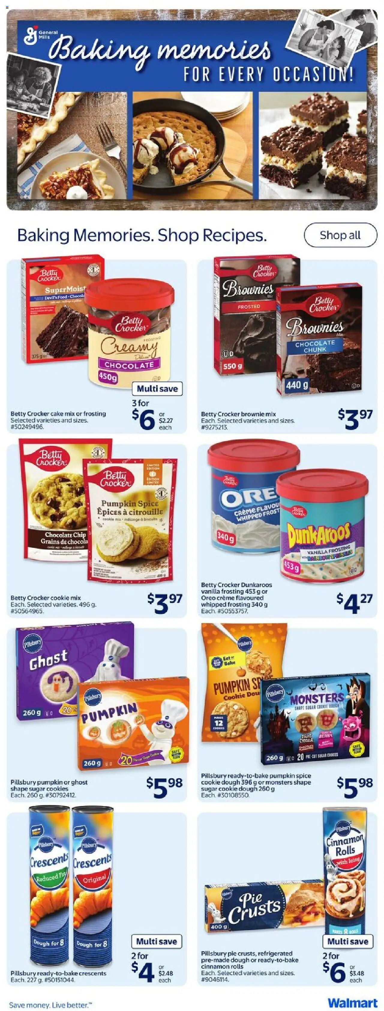 Walmart flyer valid from 02.10.2025 | Page: 34 | Products: Cookies, Chocolate, Pumpkin