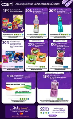 Nuevas ofertas de Walmart Express válidas en toda la República Mexicana desde el 14.08.2025. ¡Encuentra las mejores ofertas en Walmart Express - Folleto! | Página: 16 | Productos: Monedero, Limón, Caja, Tableta