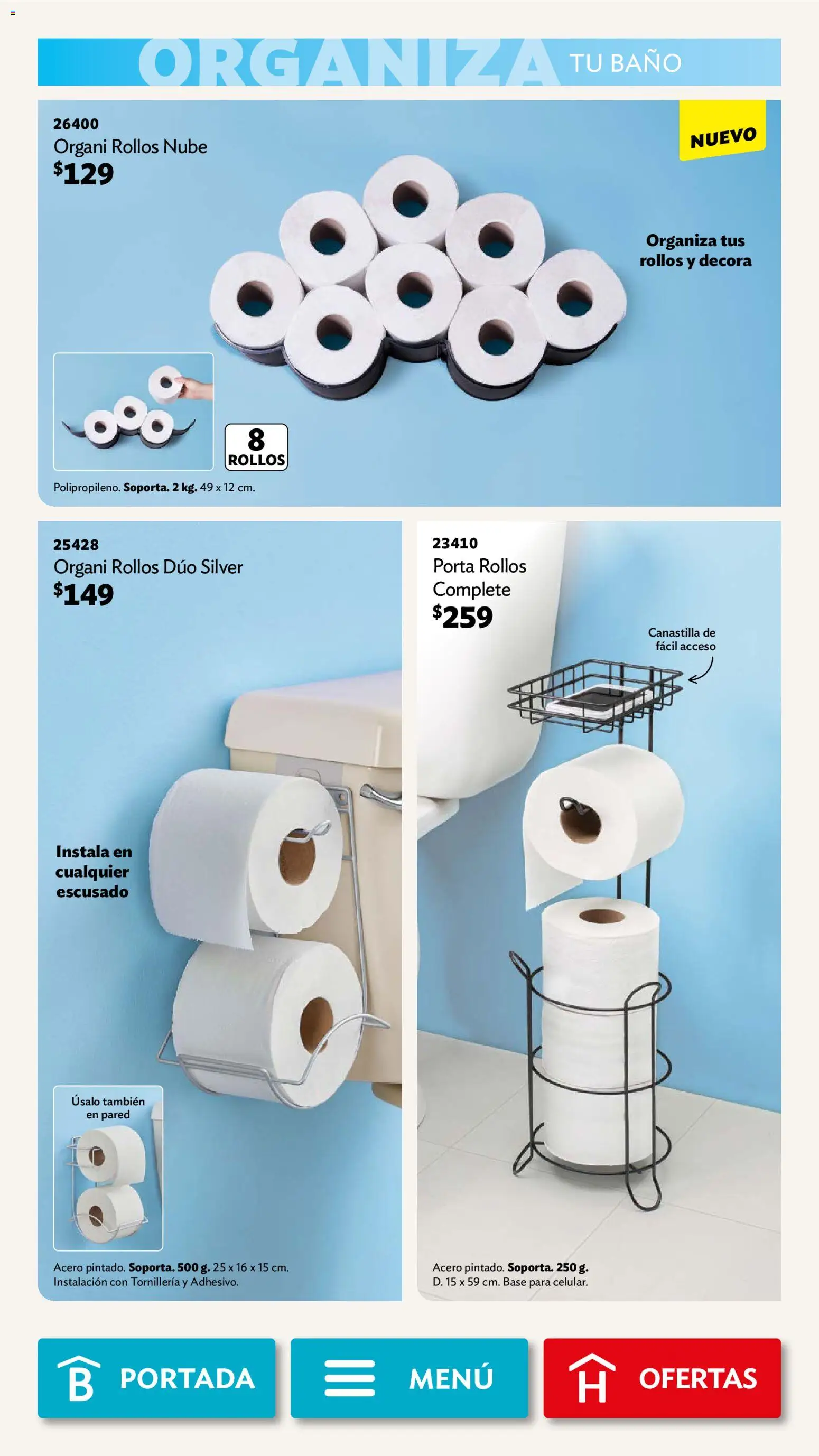 Nuevas ofertas de Betterware válidas en toda la República Mexicana desde el 02.03.2026. ¡Encuentra las mejores ofertas en Betterware campaña 3 2026! | Página: 83 | Productos: Baño