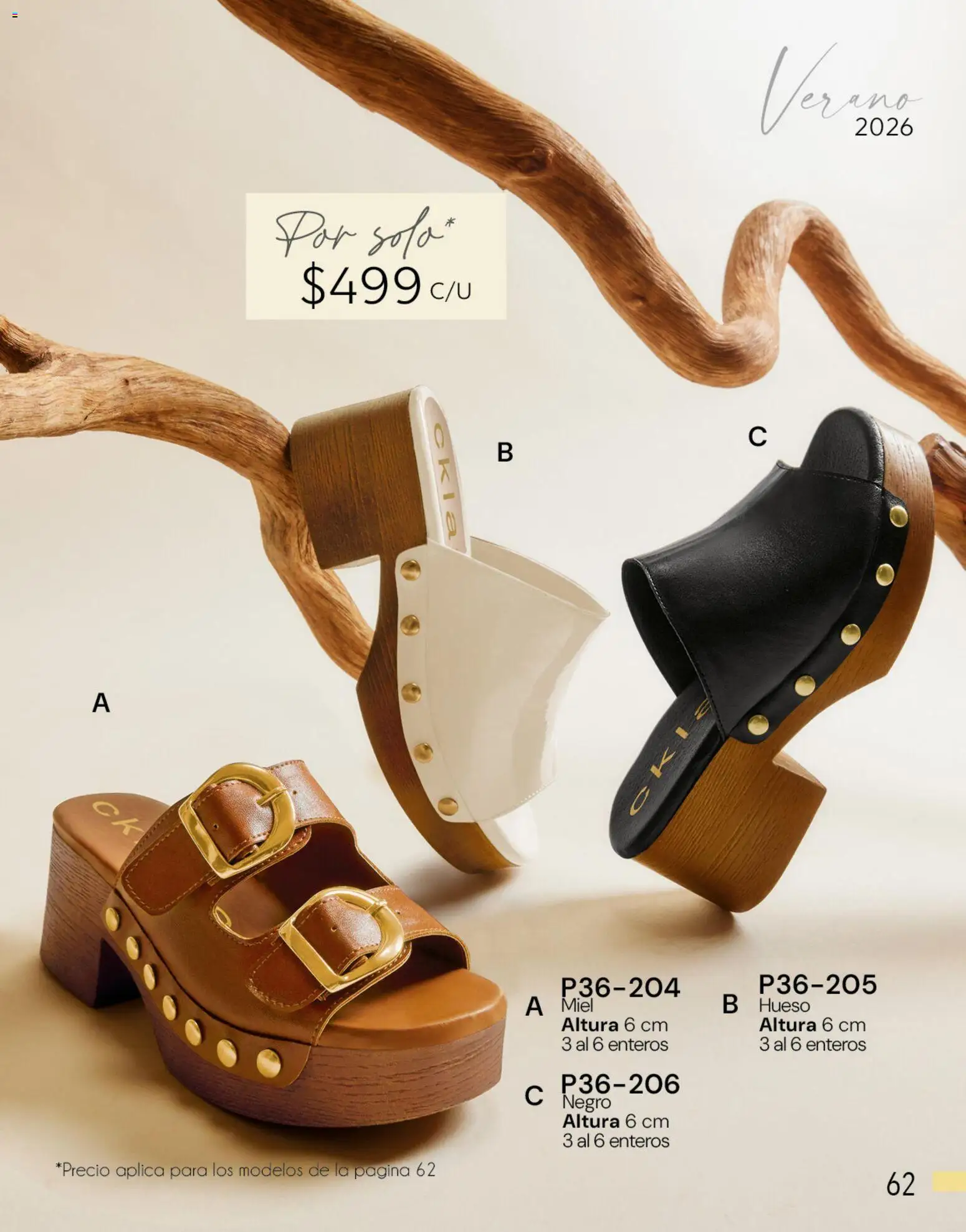 Nuevas ofertas de Cklass válidas en toda la República Mexicana desde el 05.03.2026. ¡Encuentra las mejores ofertas en Cklass catálogo Complemento Verano Ropa! | Página: 297