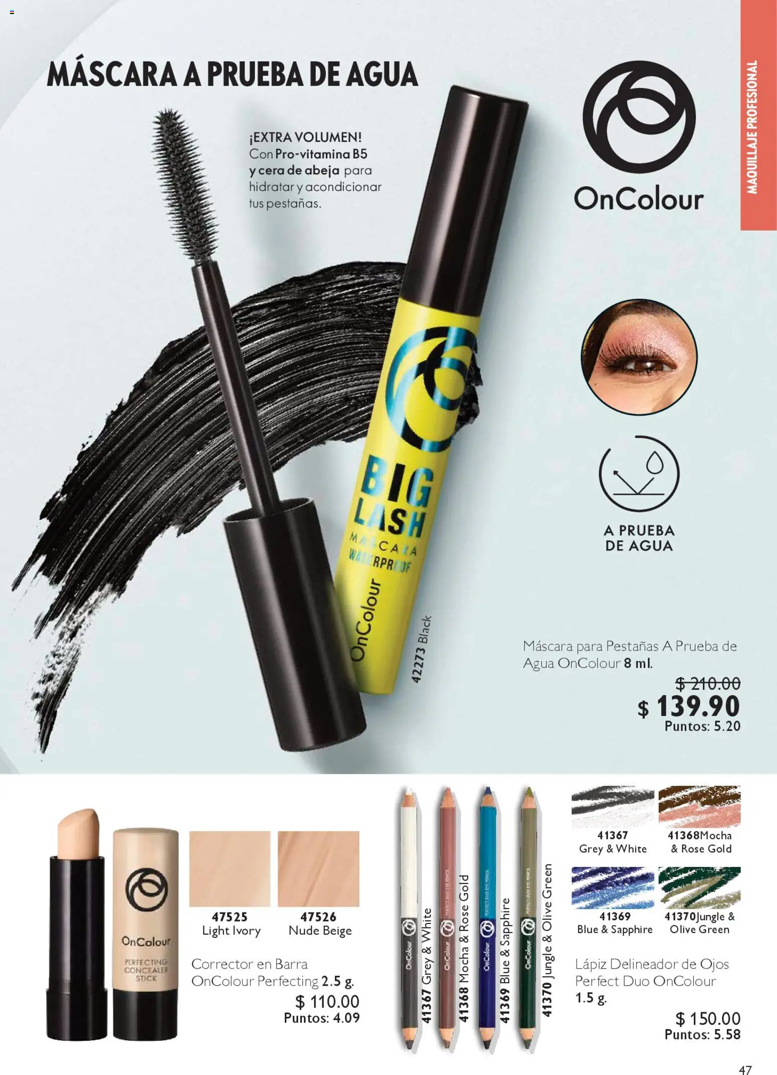 Nuevas ofertas de Oriflame válidas en toda la República Mexicana desde el 25.10.2025. ¡Encuentra las mejores ofertas en Oriflame Buen Fin! | Página: 47 | Productos: Máscara, Agua, Barra, Delineador de ojos