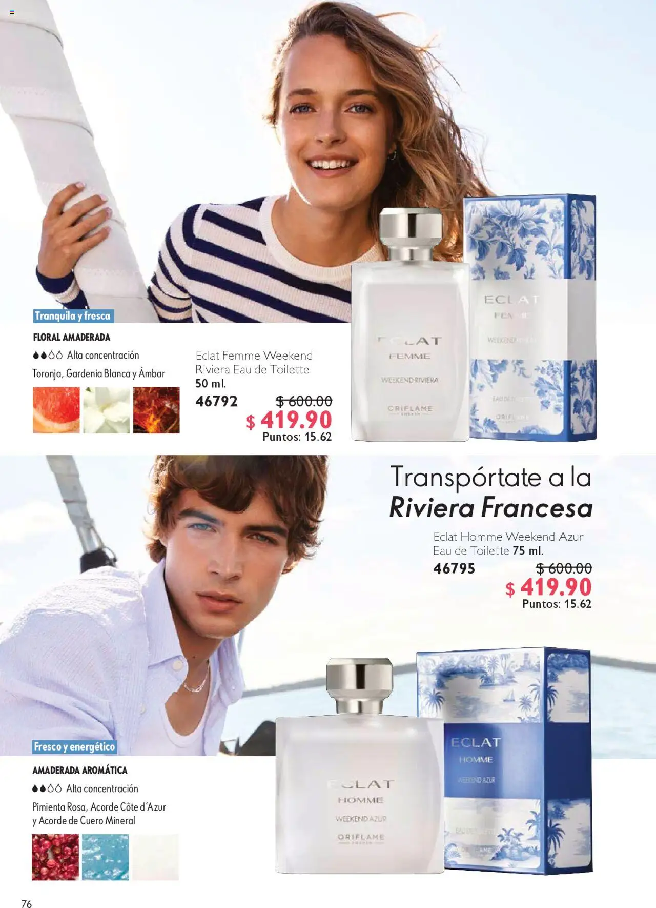 Nuevas ofertas de Oriflame válidas en toda la República Mexicana desde el 04.10.2025. ¡Encuentra las mejores ofertas en Oriflame - Campaña 14 2025! | Página: 76 | Productos: Pimienta, Eau de toilette