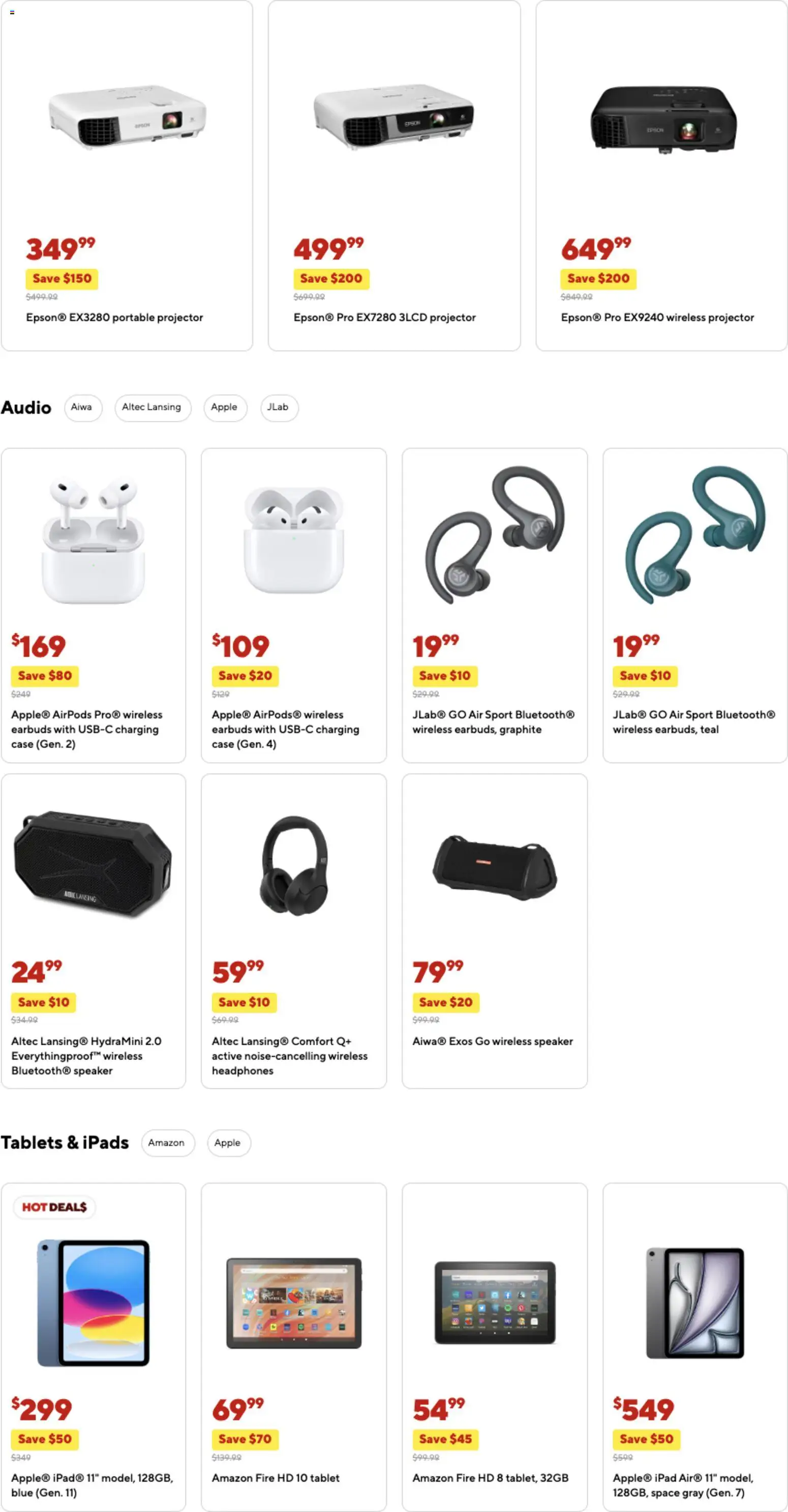 Staples Weekly Ad - valid from 02.11.2025 | Page: 7 | Products: Audio, Case, Speaker, Ipad