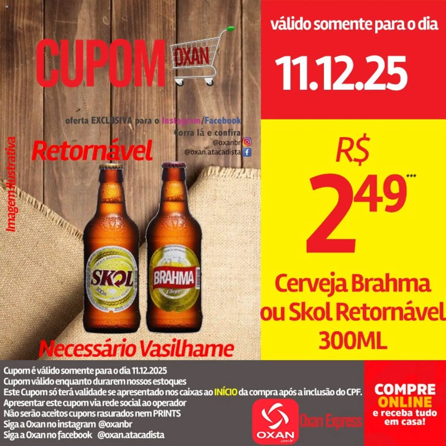 Oxan Atacadista Folheto - válido de 11.12.2025 | Página: 20 | Produtos: Cerveja