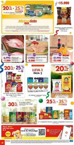 Metro revista - valida desde el 12.09.2025 | Página: 4 | Productos: Pollo, Arvejas, Maiz, Oliva