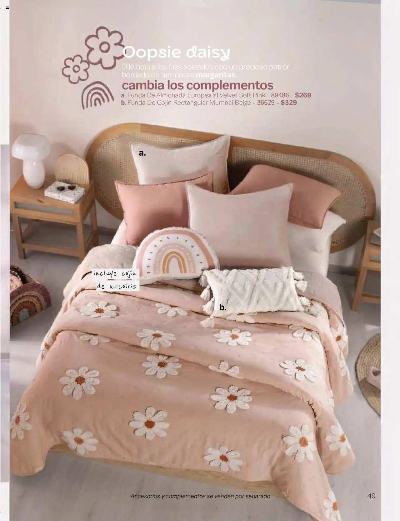 Nuevas ofertas de Vianney válidas en toda la República Mexicana desde el 24.01.2025. ¡Encuentra las mejores ofertas en Vianney catálogo Chavos! | Página: 51 | Productos: Funda, Funda de almohada, Almohada