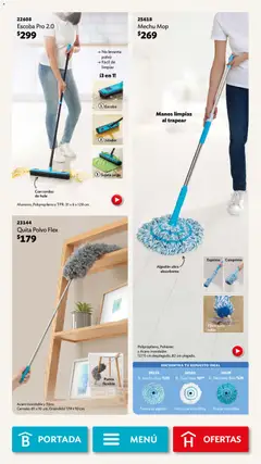 Vista previa de Betterware campaña 2 2026, nuevo folleto de la tienda, válido en México a partir del 02.02.2026 | Página: 108 | Productos: Escoba, Algodón, Flexible, Polvo