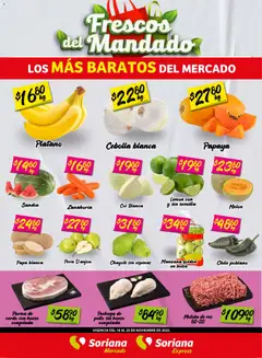 Vista previa de Soriana - Frescos del Mandado Mercado: Nuevo León, nuevo folleto de la tienda, válido en México a partir del 18.11.2025