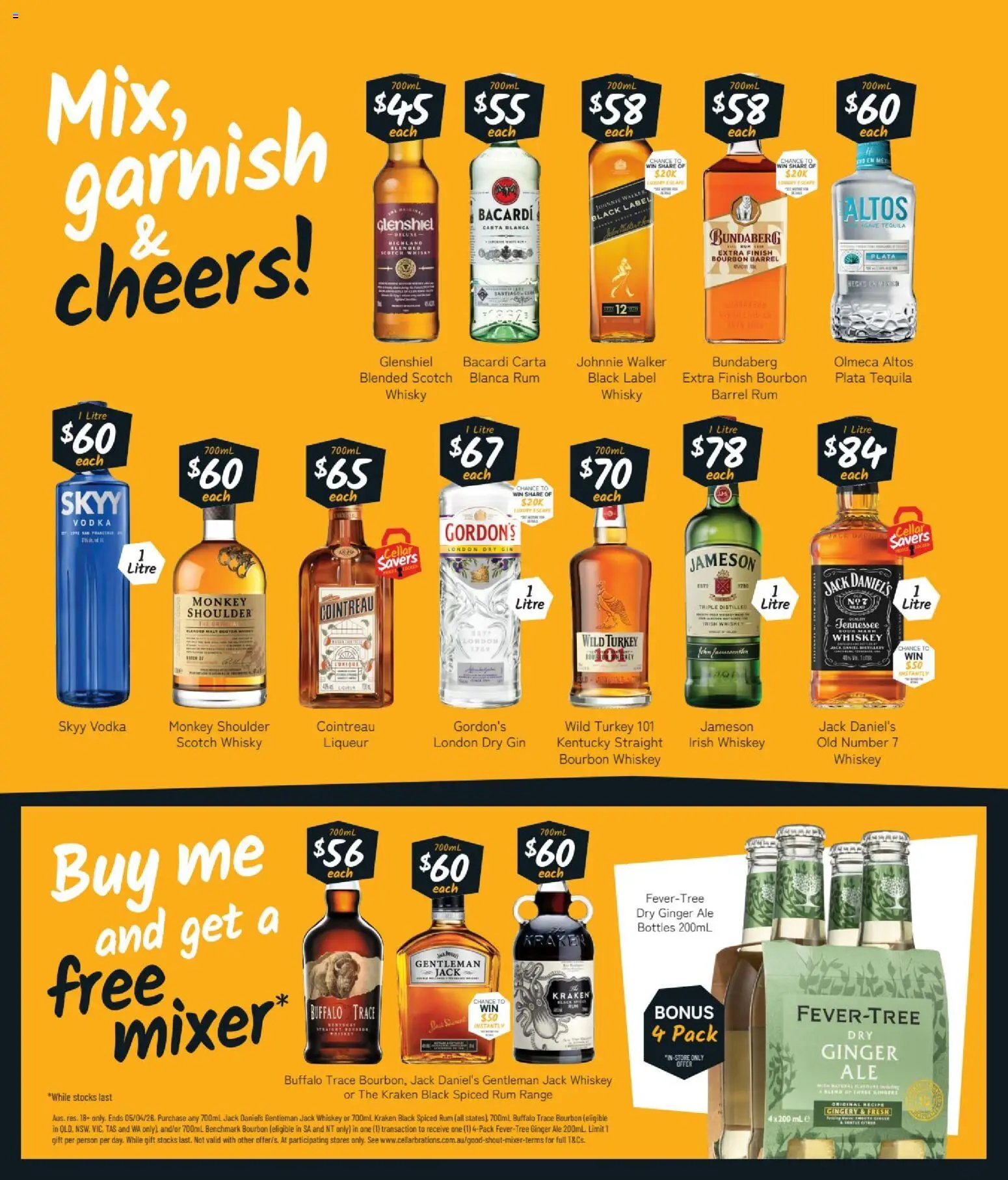 Cellarbrations catalogue - valid from 23.03.2026 | Page: 6 | Products: Ginger, Bourbon, Vodka, Rum