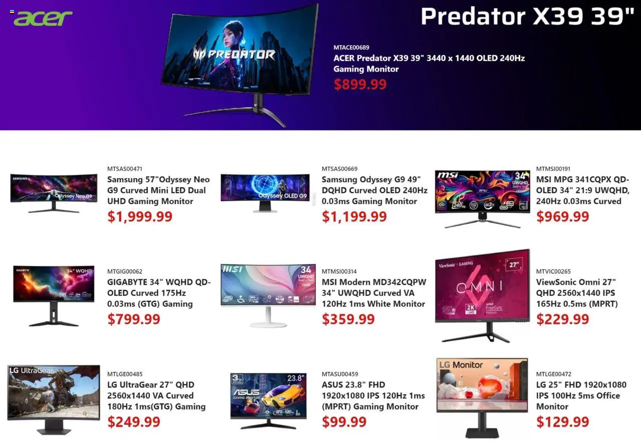 Canada Computers flyer valid from 10.10.2025 | Page: 7 | Products: Monitor