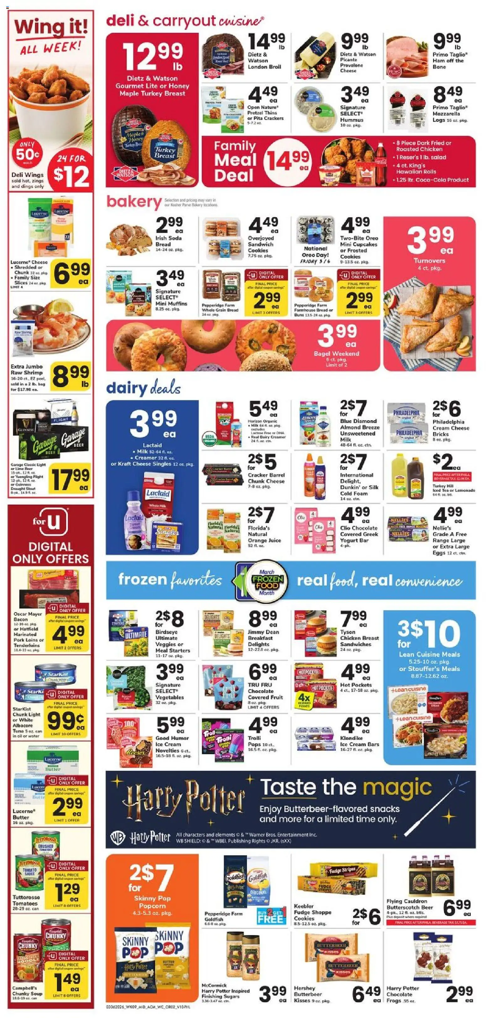Acme Weekly Ad - valid from 06.03.2026 | Page: 2 | Products: Milk, Eggs, Oil, Ham