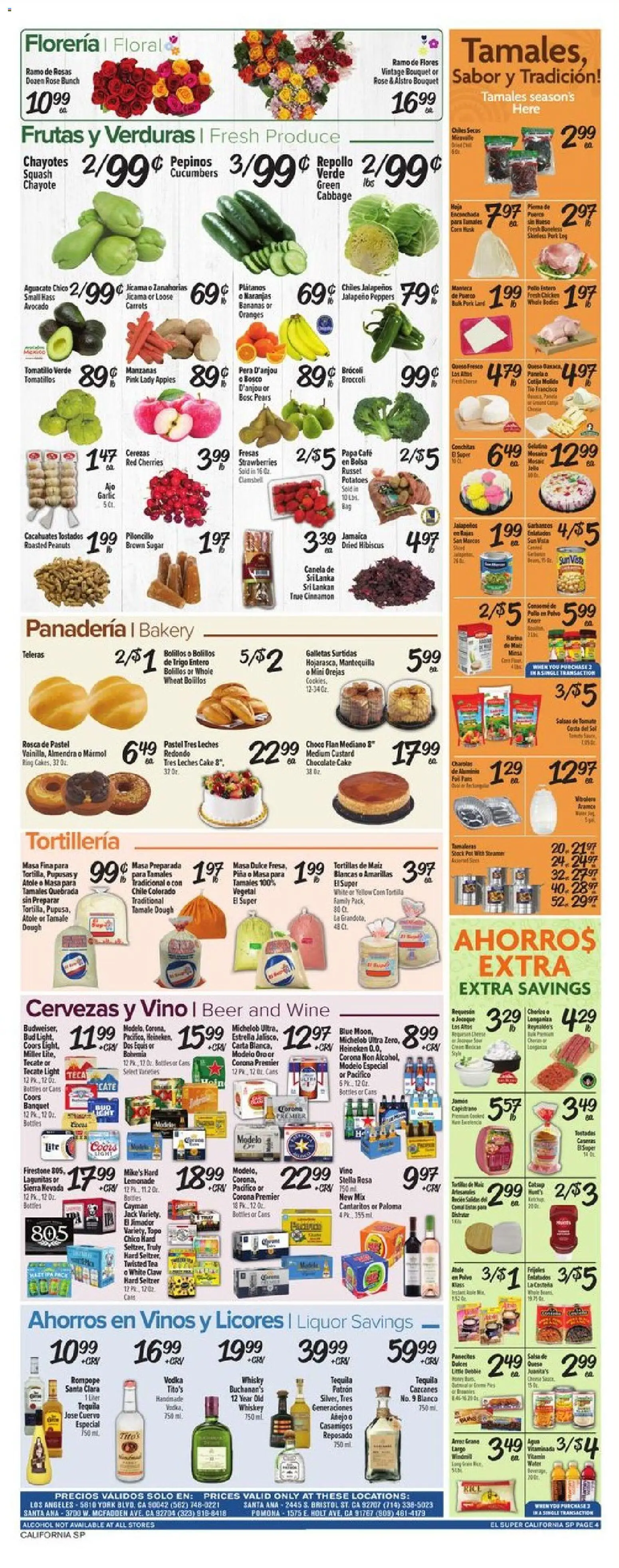 El Super Weekly Ad - valid from 21.01.2026 | Page: 4 | Products: Wine, Beer, Vodka, Potatoes